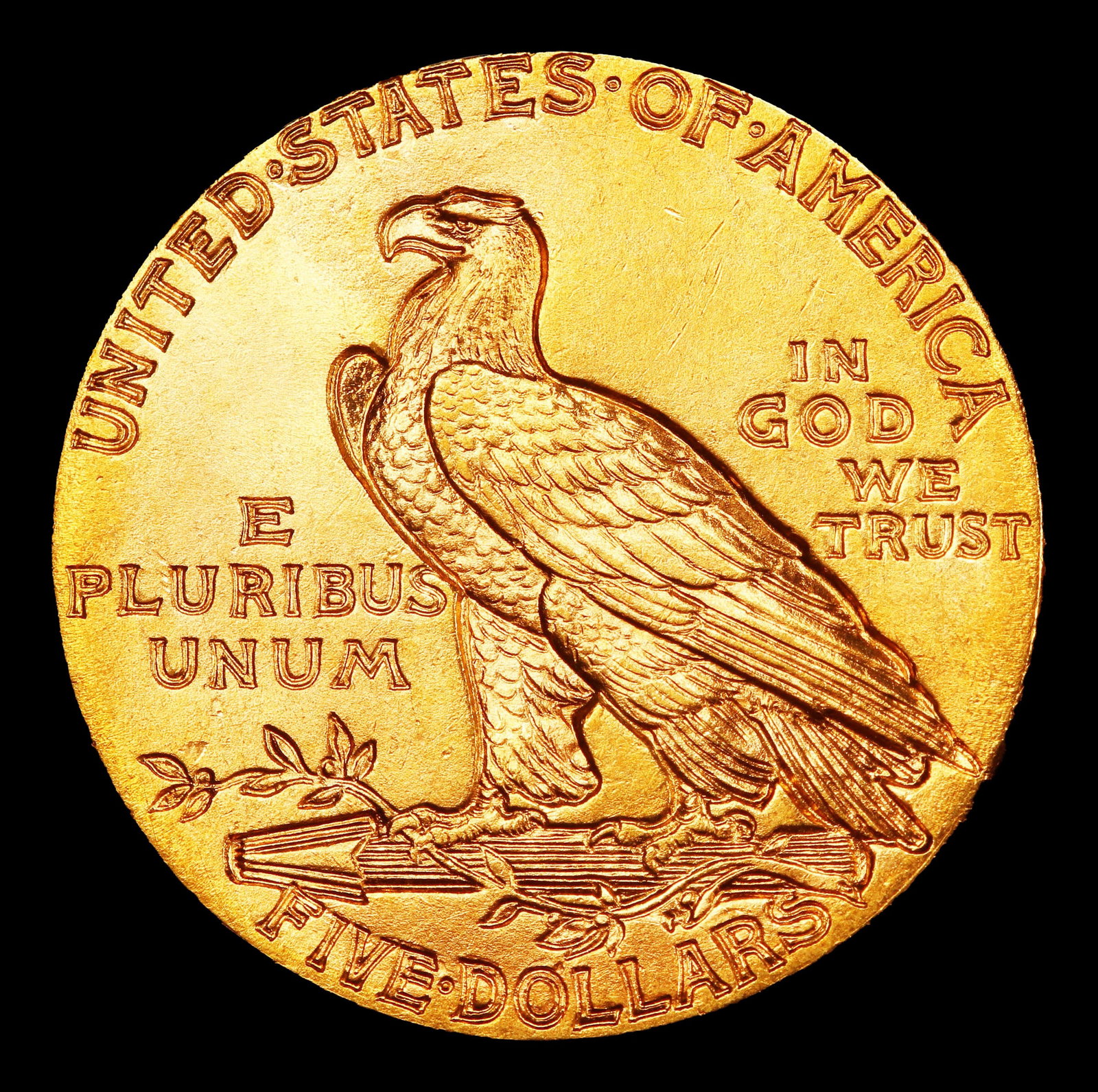1910-p Gold Indian Half Eagle $5 ms64+ SEGS - 3