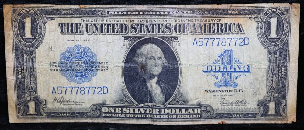 1923 $1 large size Silver Certificate Grades f+ Signatures Speelman/White - 2