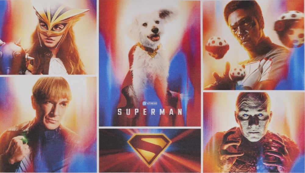 6 Coin James Gunn Superman Gold Plated Round Collection In Custom Box W/ Special Backer card - 6