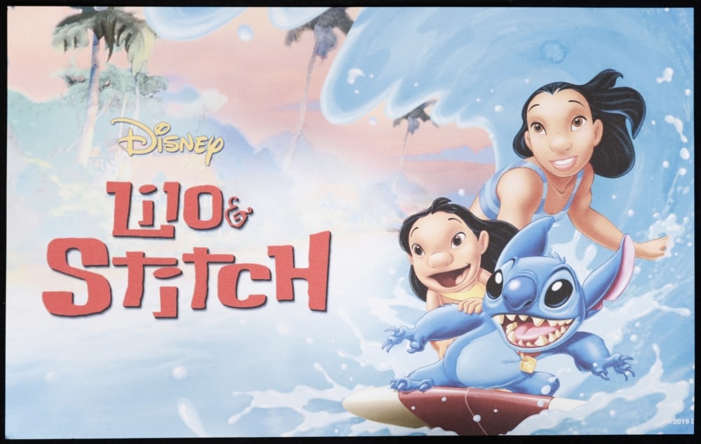 6 PC. Disney Lilo & Stitch Gold Plated Art Bar Collection In Custom Box W/ Special Backer card - 6