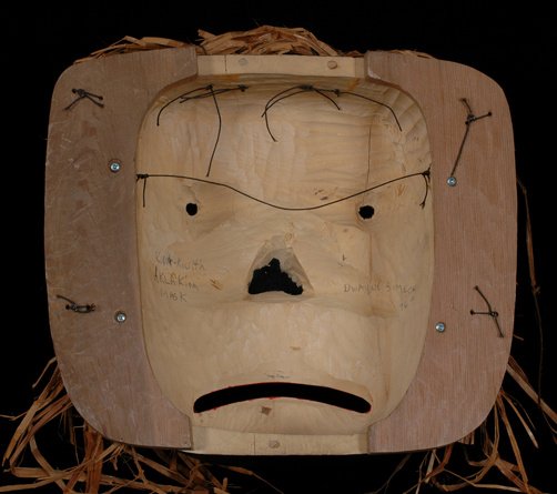 Kwa-kiulth Aklakim Mask by Dwayne Simeon Carved Ye - 2