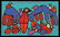 95: Norval Morrisseau Painting on Canvas of a Grouse wi