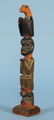 Tlingit Totem Carved with Three Figures ca. 1900 11