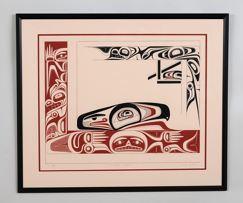 Wayne Young Serigraph "Three Beaver Brothers" 108/160 (1 of 1)