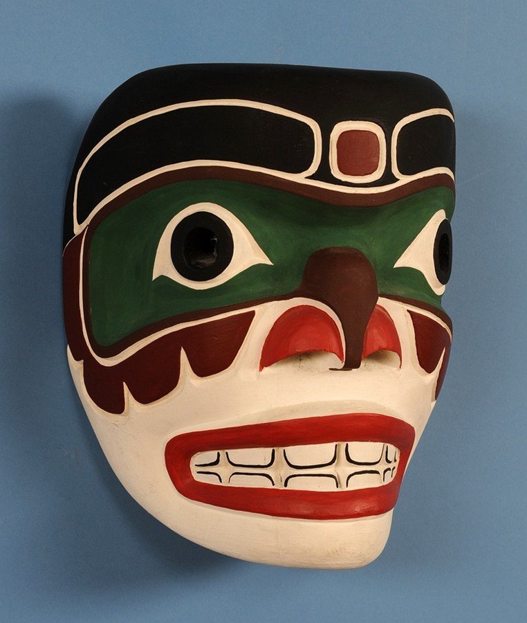 Bill Henderson Wild Man Mask ca. 1970 - Campbell River, (1 of 3)