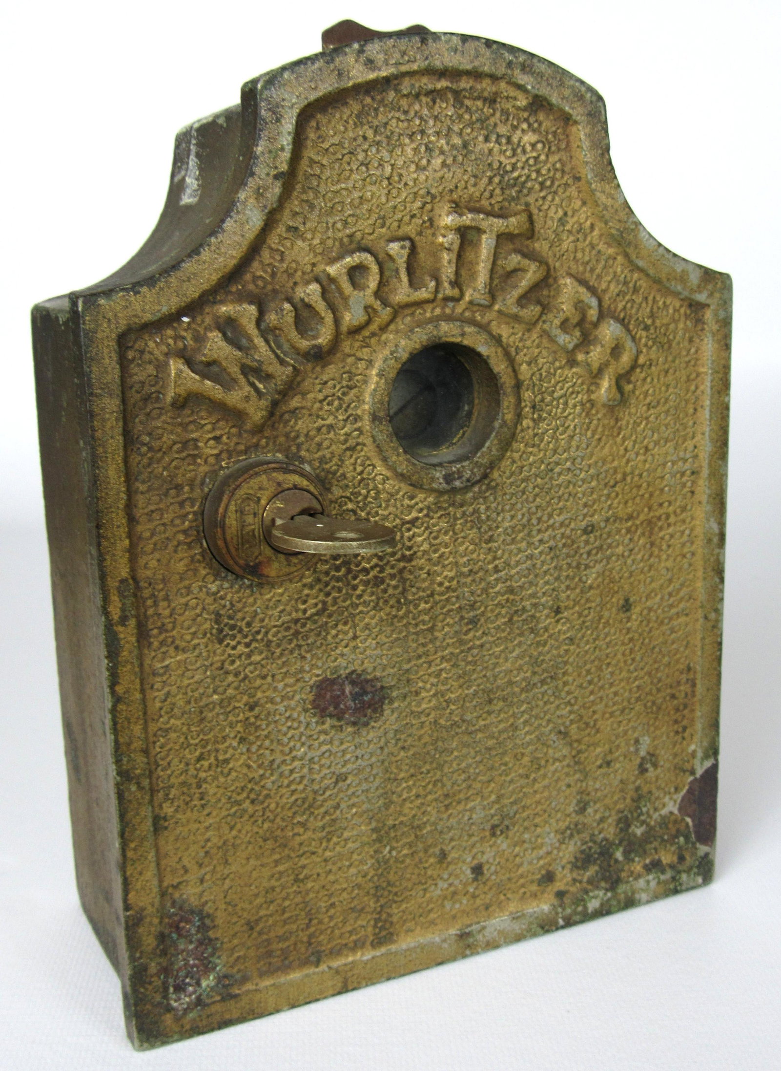 1920's Wurlitzer Cast Iron Wallbox with Key (1 of 5)