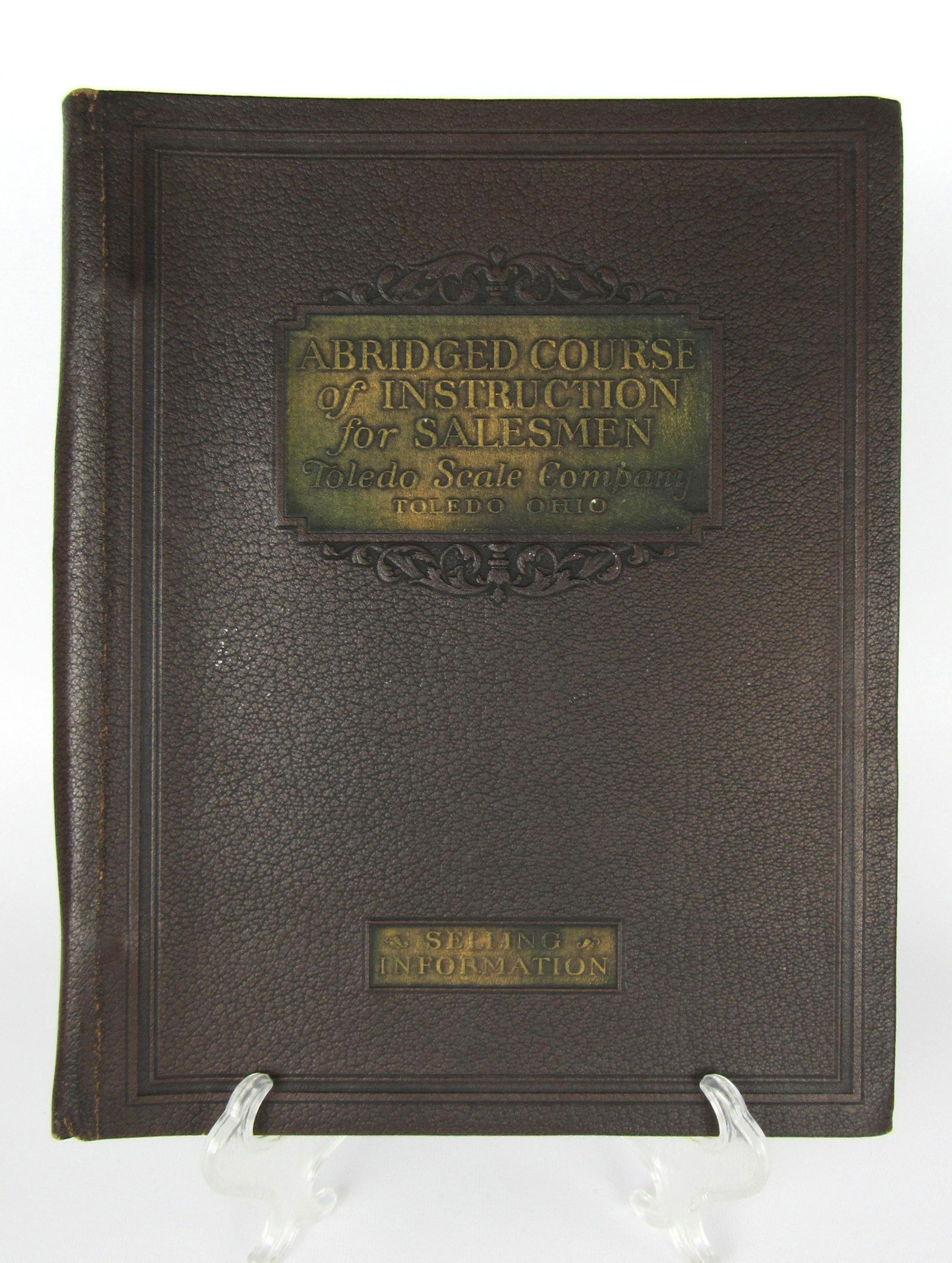 1924 Toledo Scale Company Salesman Handbook (1 of 5)
