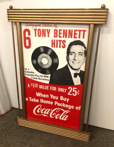 Original Coca Cola Cardboard Sign in Kay frame: Original Coca Cola Cardboard Sign in Kay frame. Missing bottom right frame ball, otherwise good original. Dimensions: 32 x 21.25 x 1