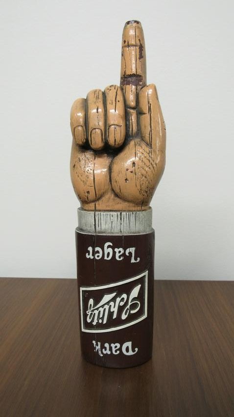 Schlitz Dark Lager Beer Tap Handle: Schlitz Dark Lager Beer Tap Handle. Dimensions: 10.25 x 3 x 2