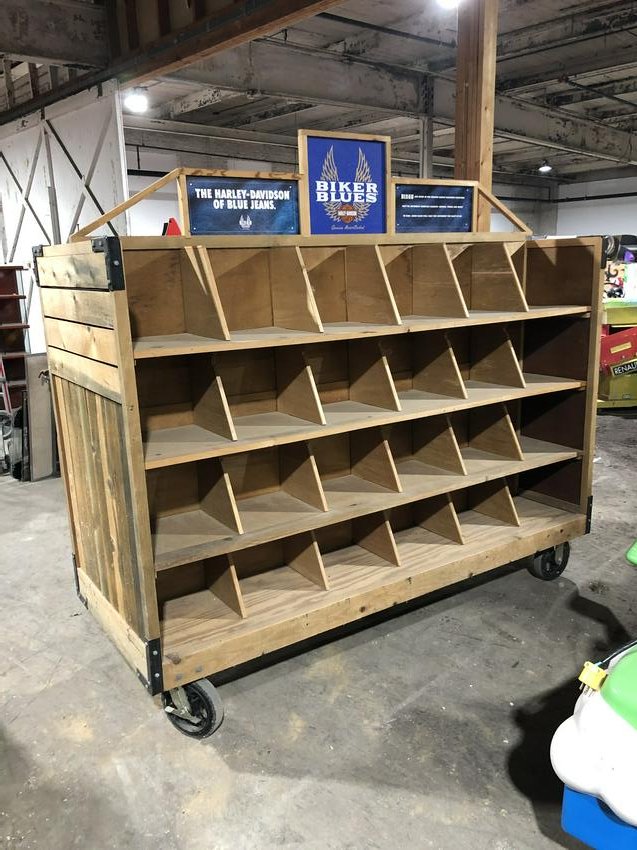 Harley Davidson "Biker Blues" Store Shelf Display: Harley Davidson "Biker Blues" Store Shelf Display. Dimensions: 72 x 78 x 30