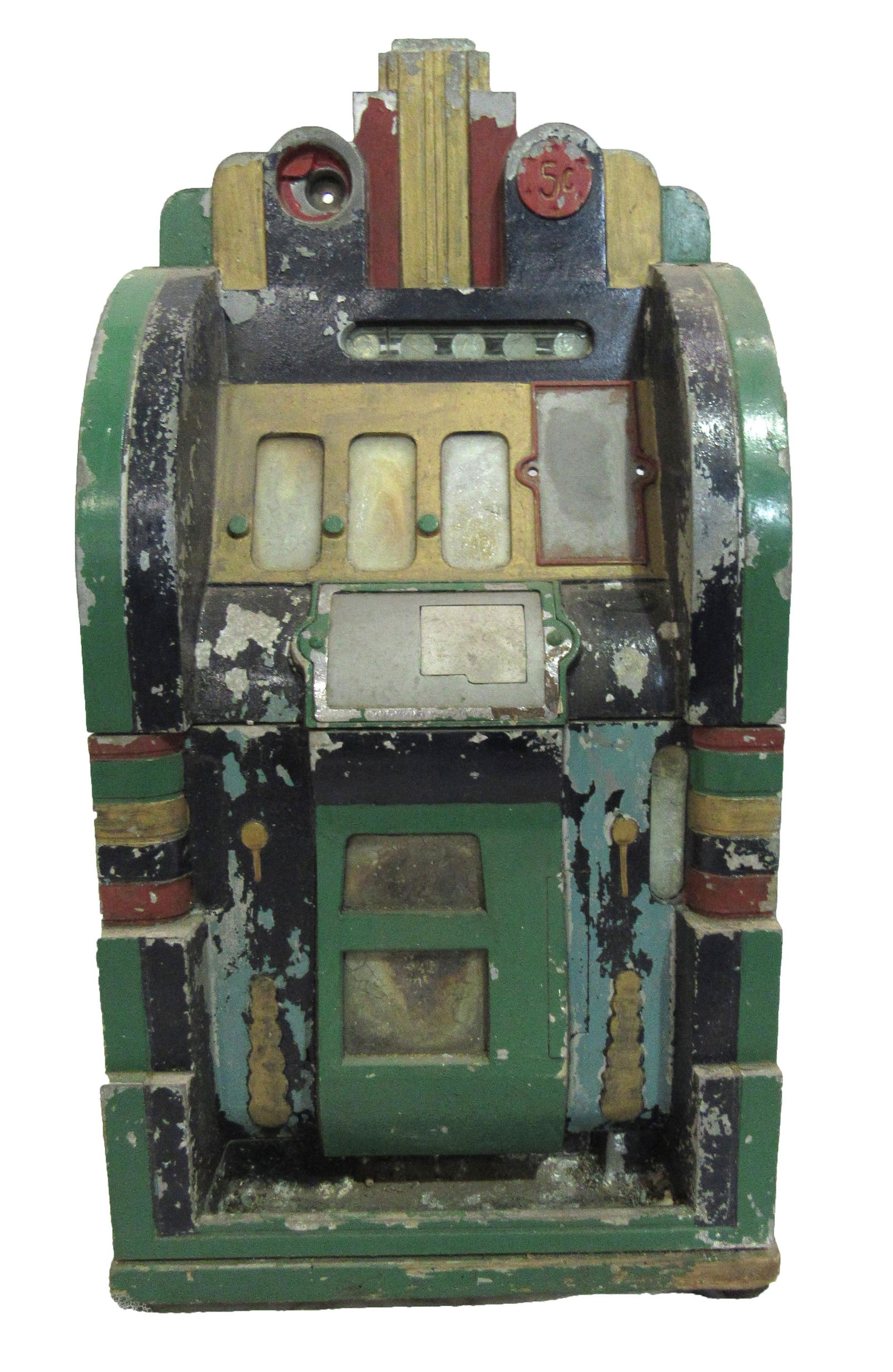 Mills 5 Cent Slot Machine Case for Parts or Restoration (1 of 4)