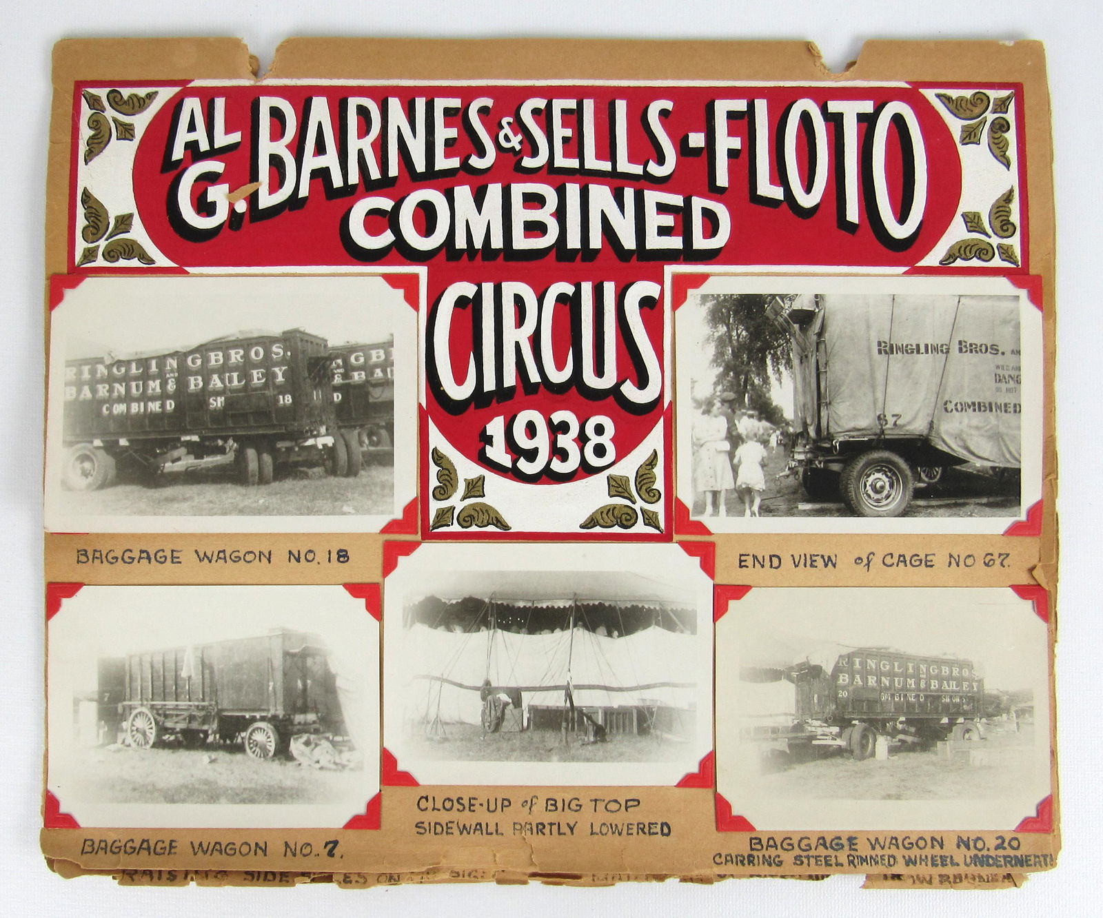 1938 Assorted Circus Photos, Robbins Bros. / Ringling (1 of 4)