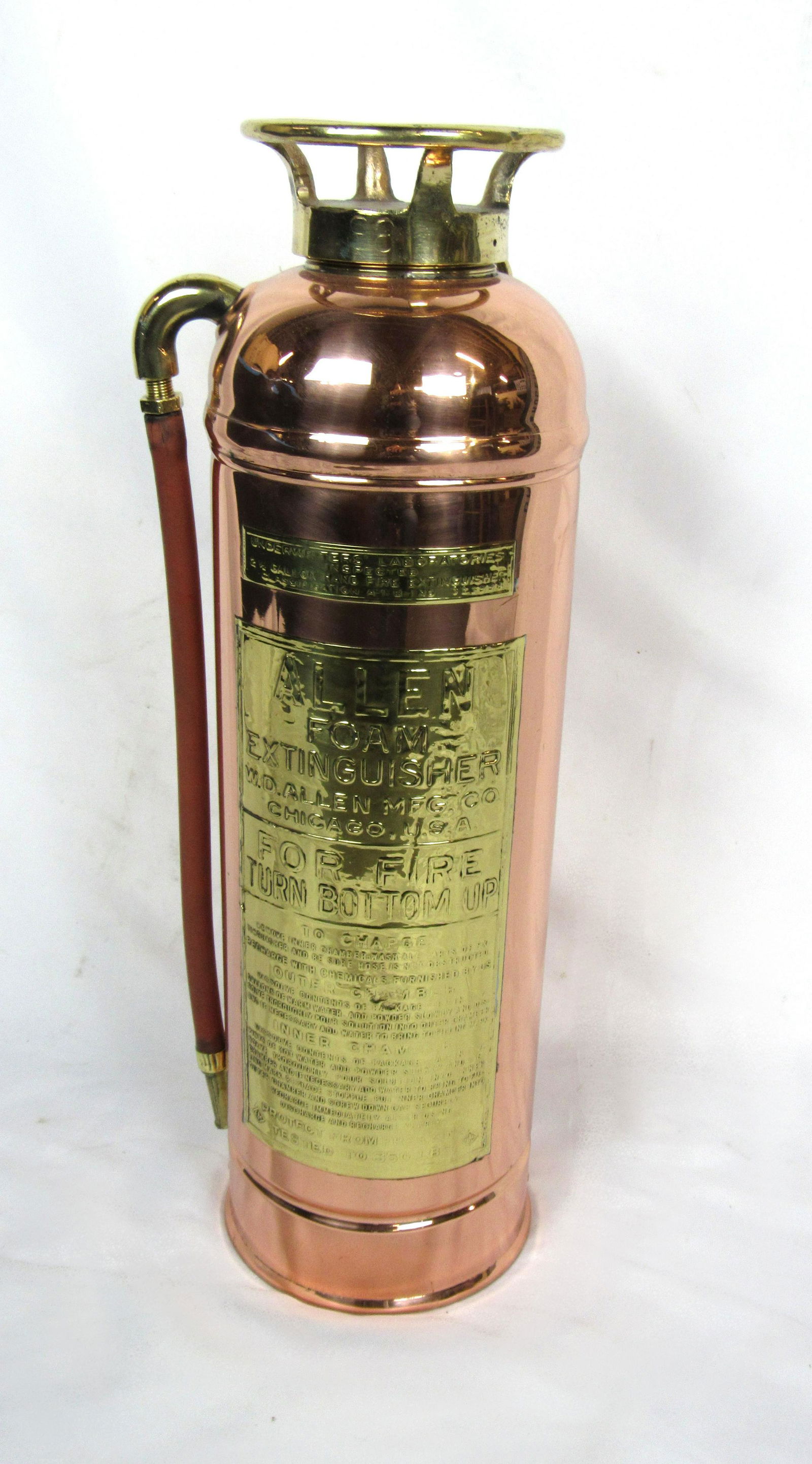 Polished Brass Fire Extinguisher Mar 26, 2020 Jaybird Auctions in MD