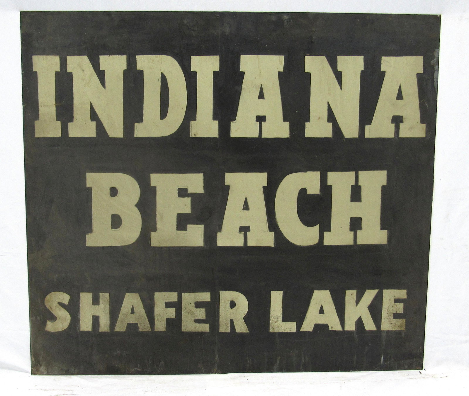 Indiana Beach /Ideal Beach Double Sided Metal Sign (1 of 2)