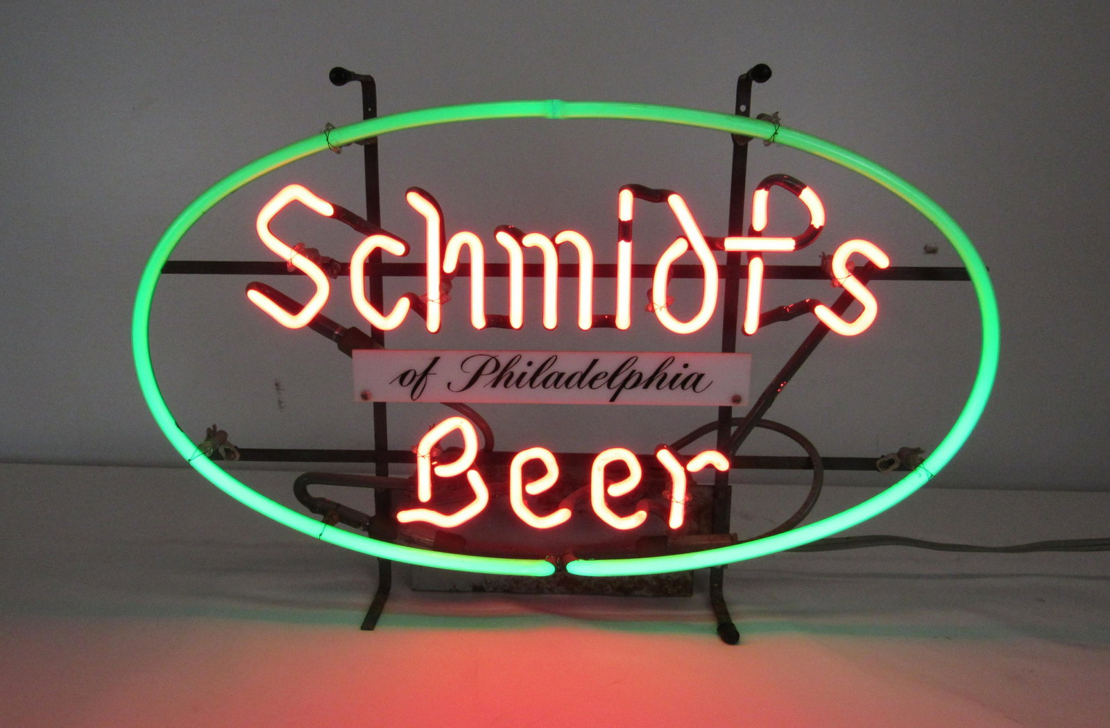 Schmidt's Beer of Philadelphia Neon Sign: Schmidt's Beer of Philadelphia Neon. Local pick-up only. Dimensions: 16 x 24 x 7.