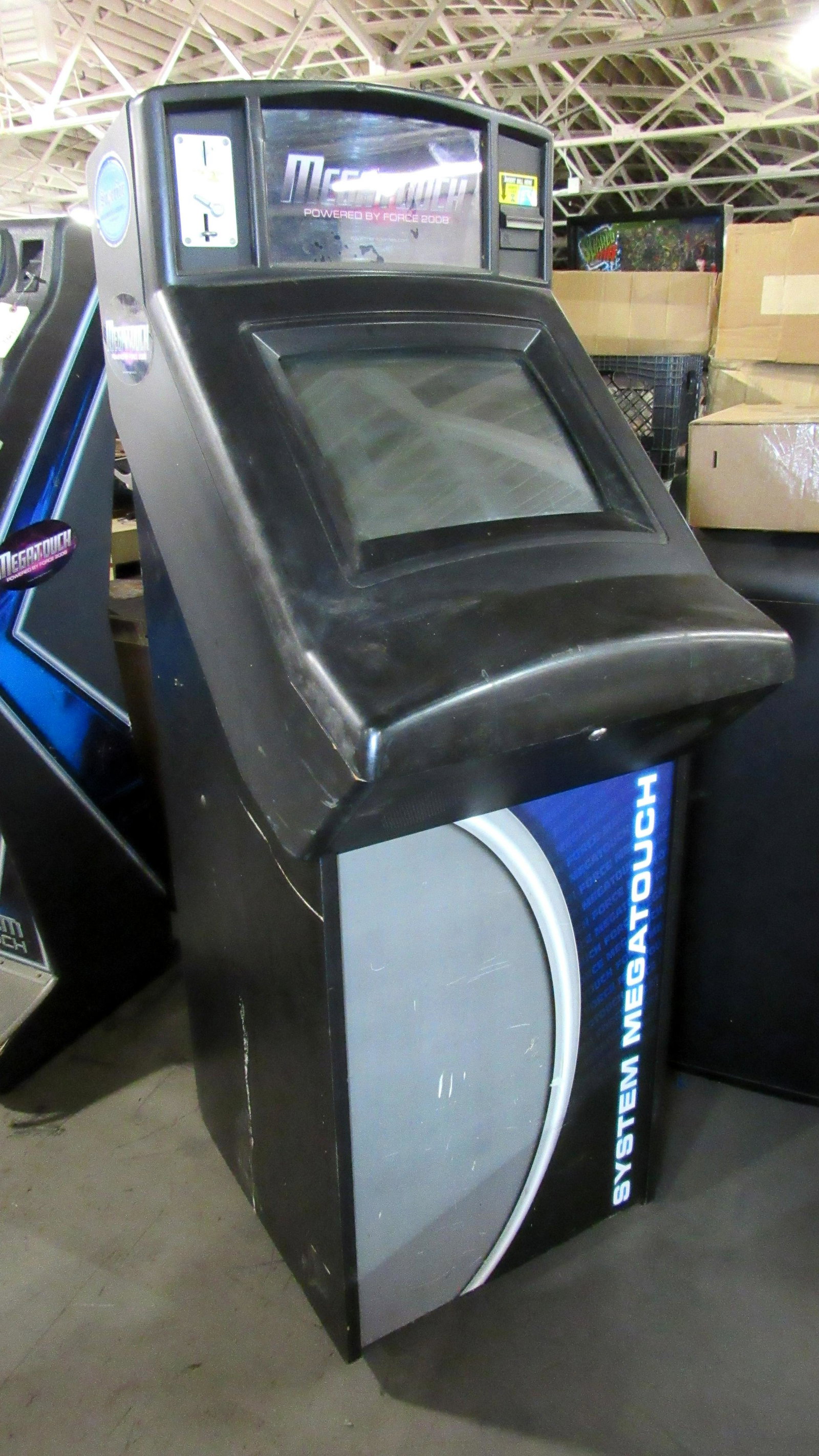 Megatouch Force 2008 Touchscreen: Megatouch Force 2008 Touchscreen, untested. This item requires third party shipping or pickup arrangements to be made. Dimensions: 65 x 20 x 28