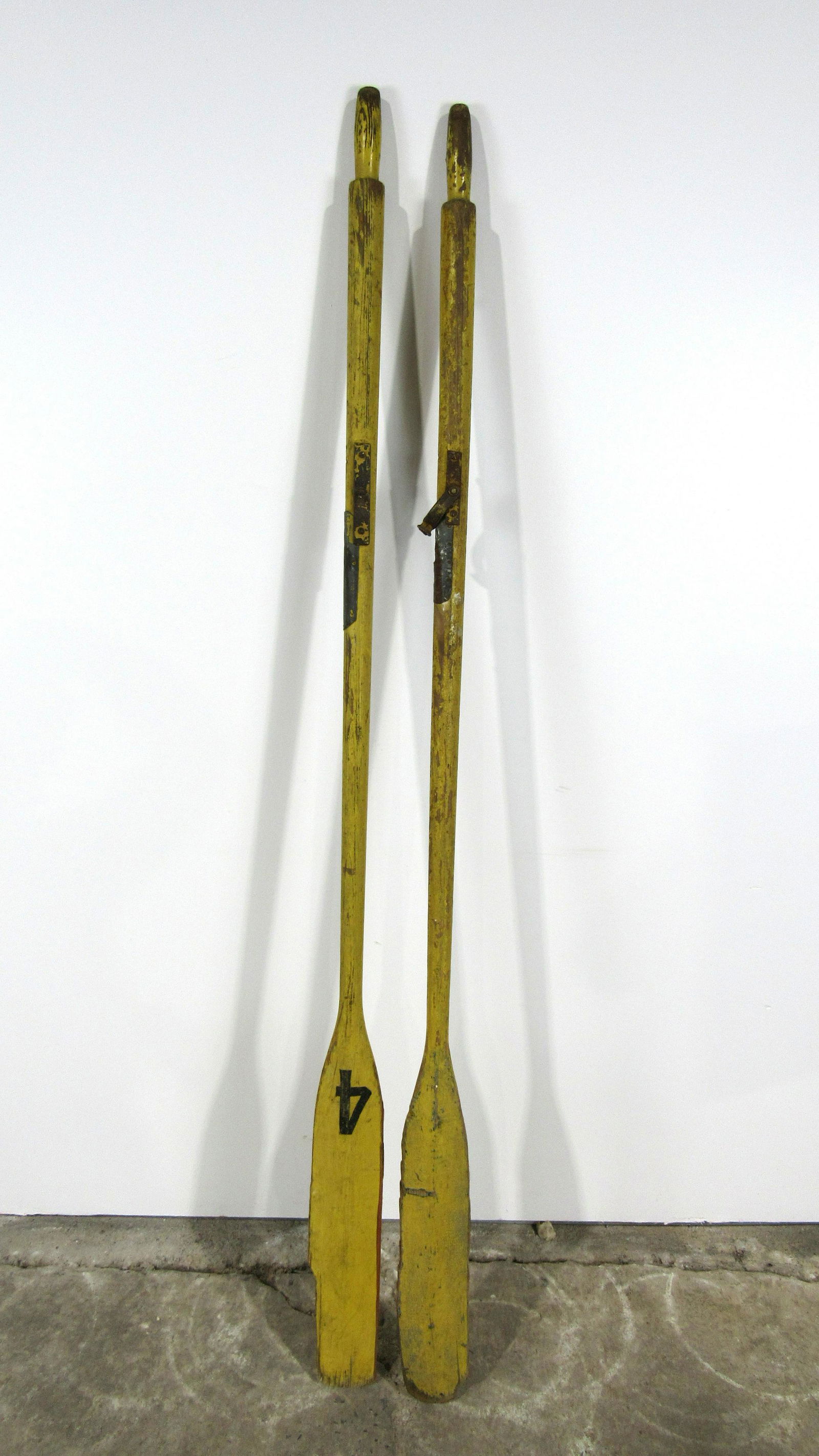 Indiana Beach Amusement Park Oars, Lot 1: Indiana Beach Amusement Park Oars, Lot 1. This item requires third party shipping or pickup arrangements to be made. Dimensions for one: 72 x 5 x 2