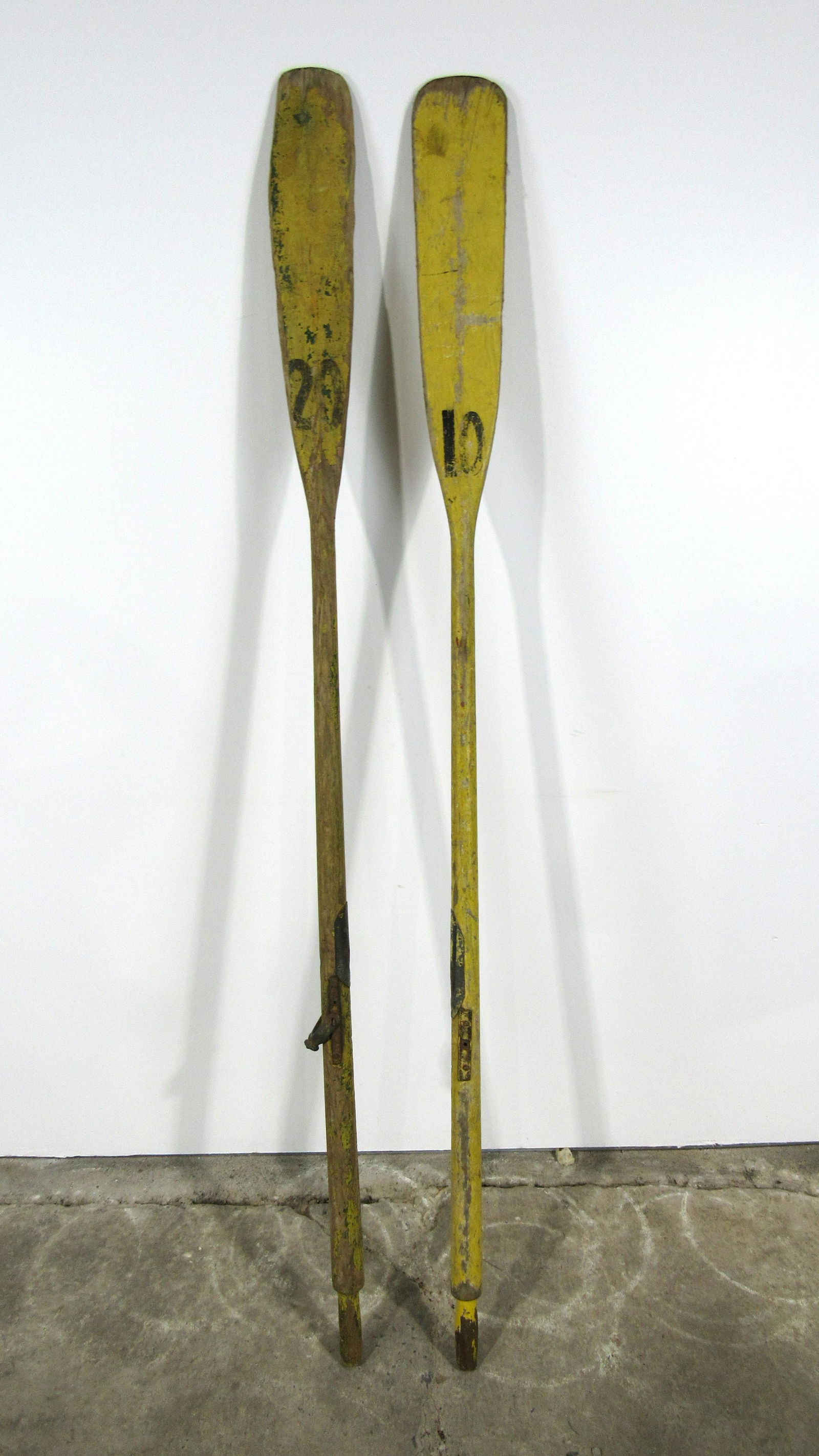 Indiana Beach Amusement Park Oars, Lot 2: Indian Beach Amusement Park Oars, Lot 2. This item requires third party shipping or pickup arrangements to be made. Dimensions for one: 72 x 5 x 2