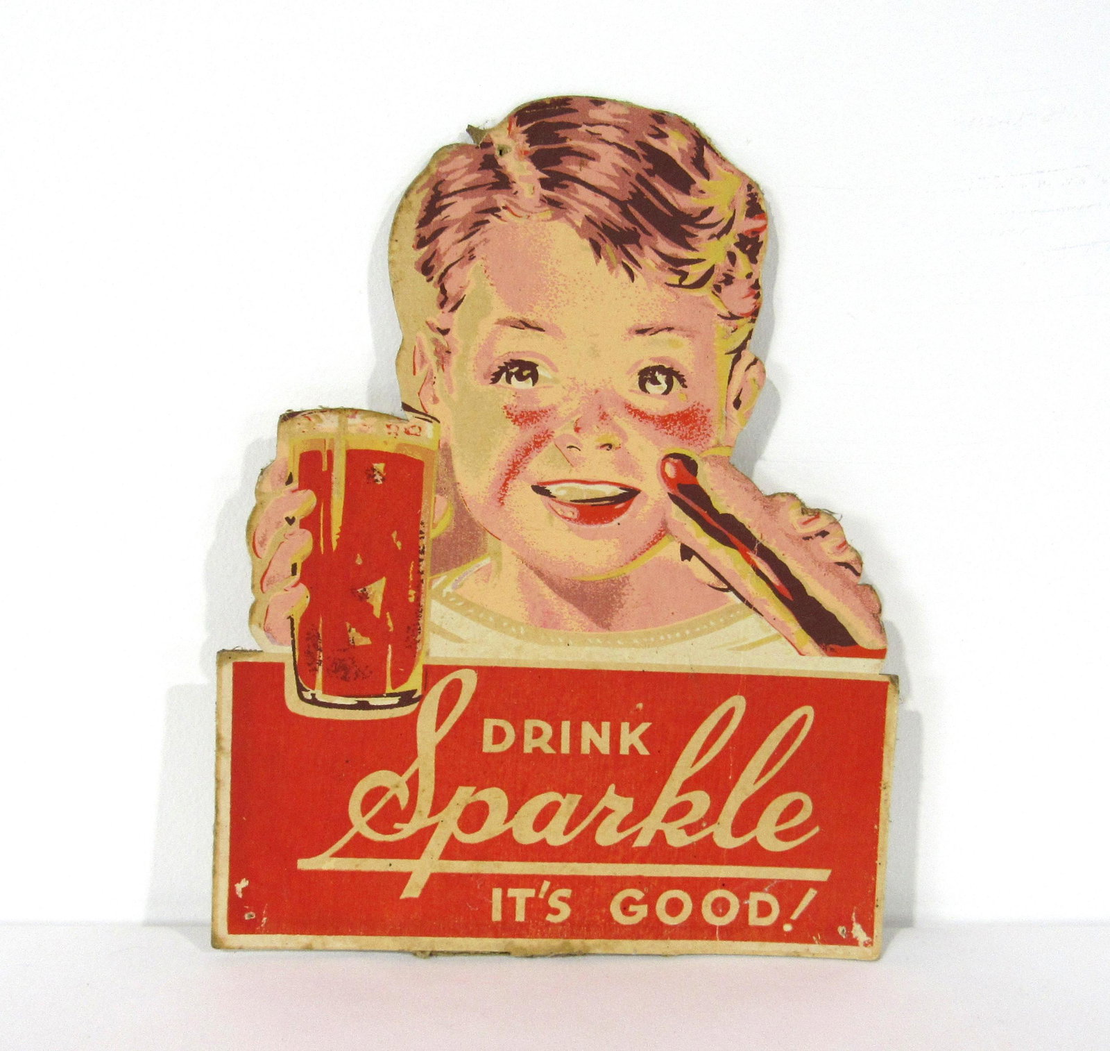 Drink Sparkle Bottle Topper Store Display: Drink Sparkle Bottle Topper Store Display In-house shipping available. Dimensions: 9 x 7 x 1