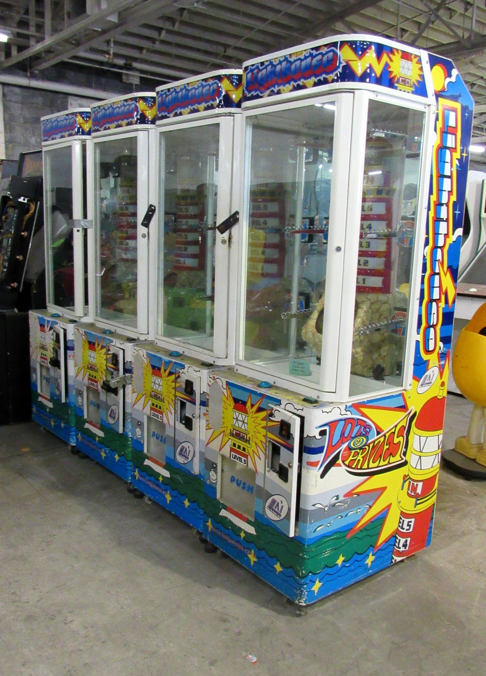 Four Lai Games Lighthouse Redemption Arcade Games Sep 17 Jaybird Auctions In Md