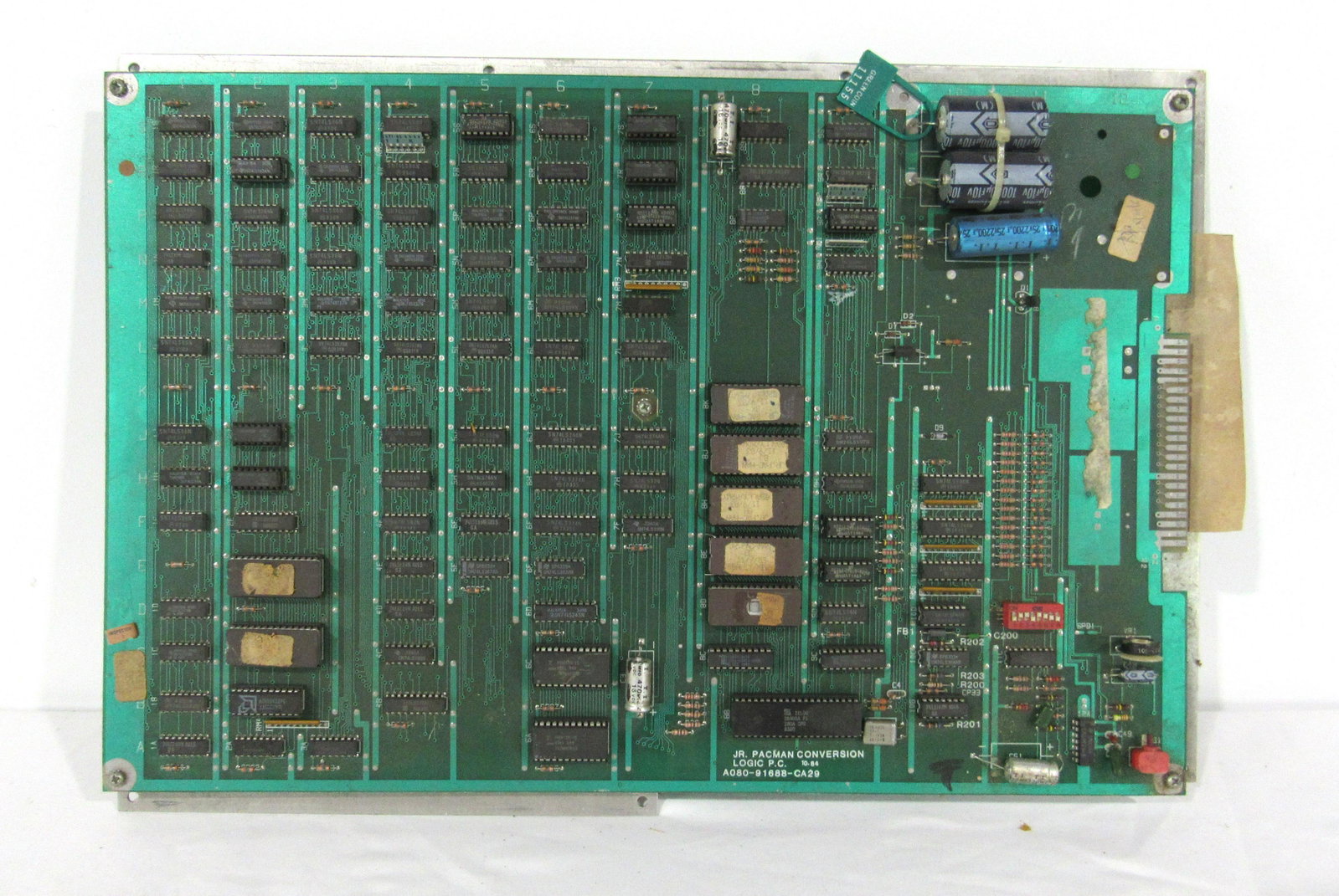 Bally Midway Jr. Pac-Man Arcade Game Board: Bally Midway Jr. Pac-Man Arcade Game Board, untested. In-house shipping available.