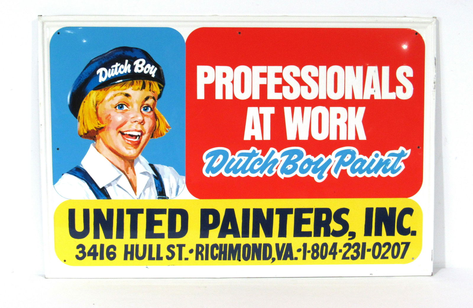 い*。様 レア Dutch Boy Paints ダッチボーイ 看板 Dutch Boy Paints Sign