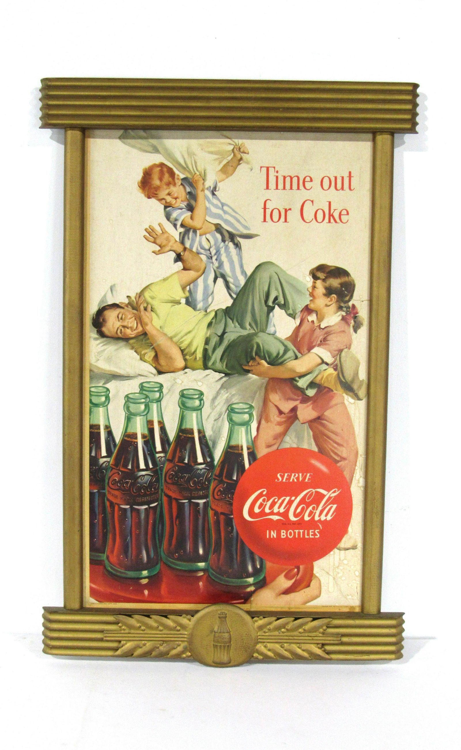 ジグソーパズル 1948 Coca-Cola puzzle & Kay Frame. 1948 Coca-Cola puzzle & Kay Frame.（COCA COLA SIGN ORIGINAL）
