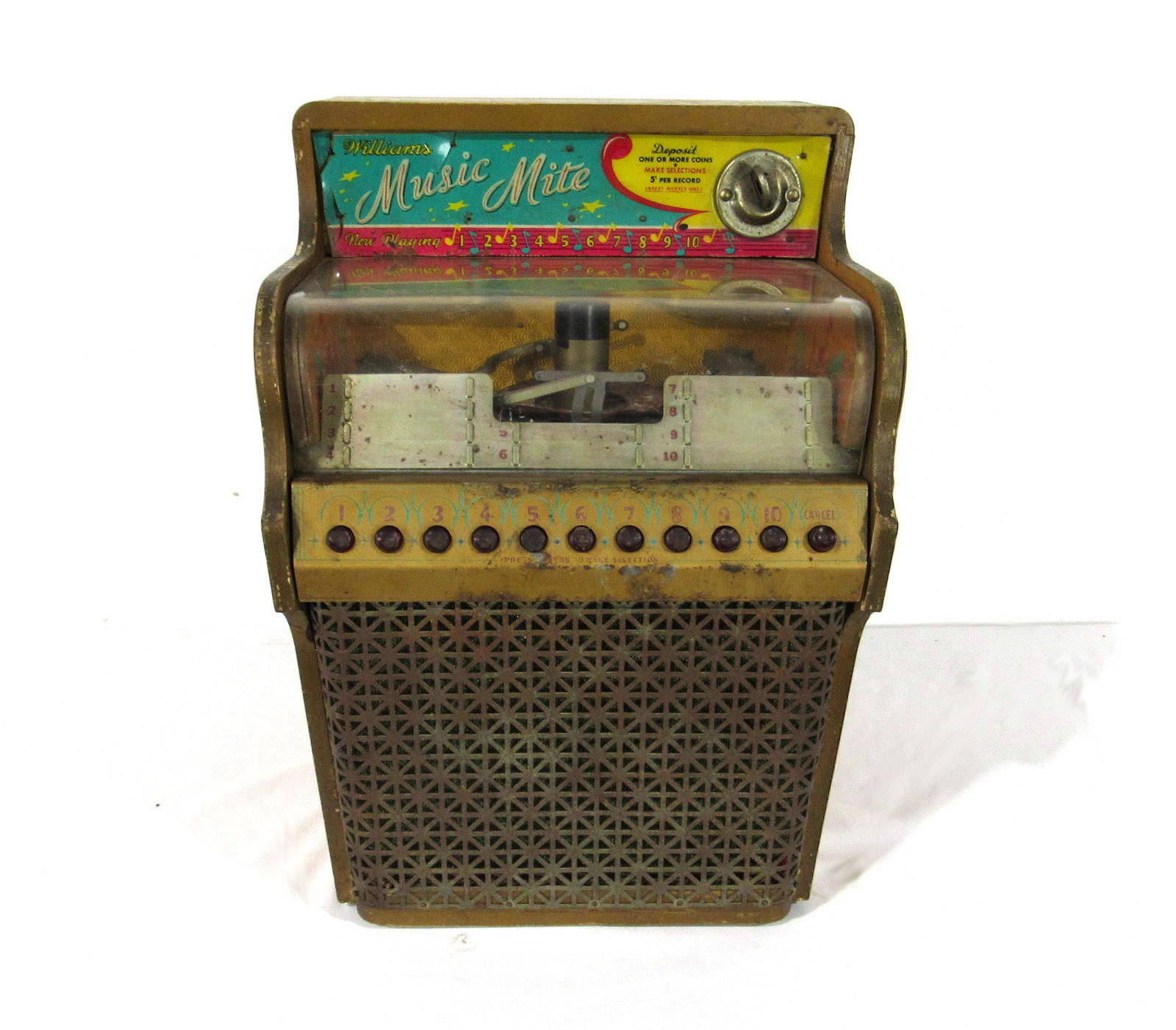 1951 Williams Music Mite Coin Operated Jukebox (1 of 6)