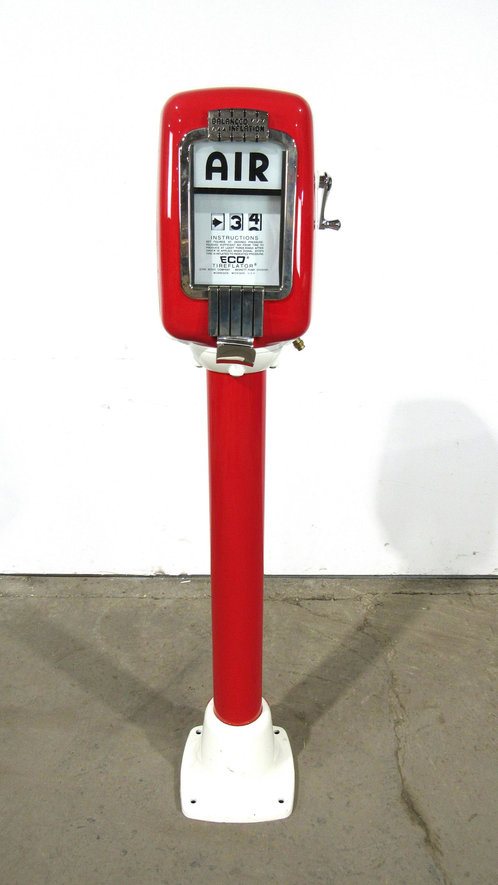 Restored Eco Air Meter Model 98 on Stand (1 of 6)
