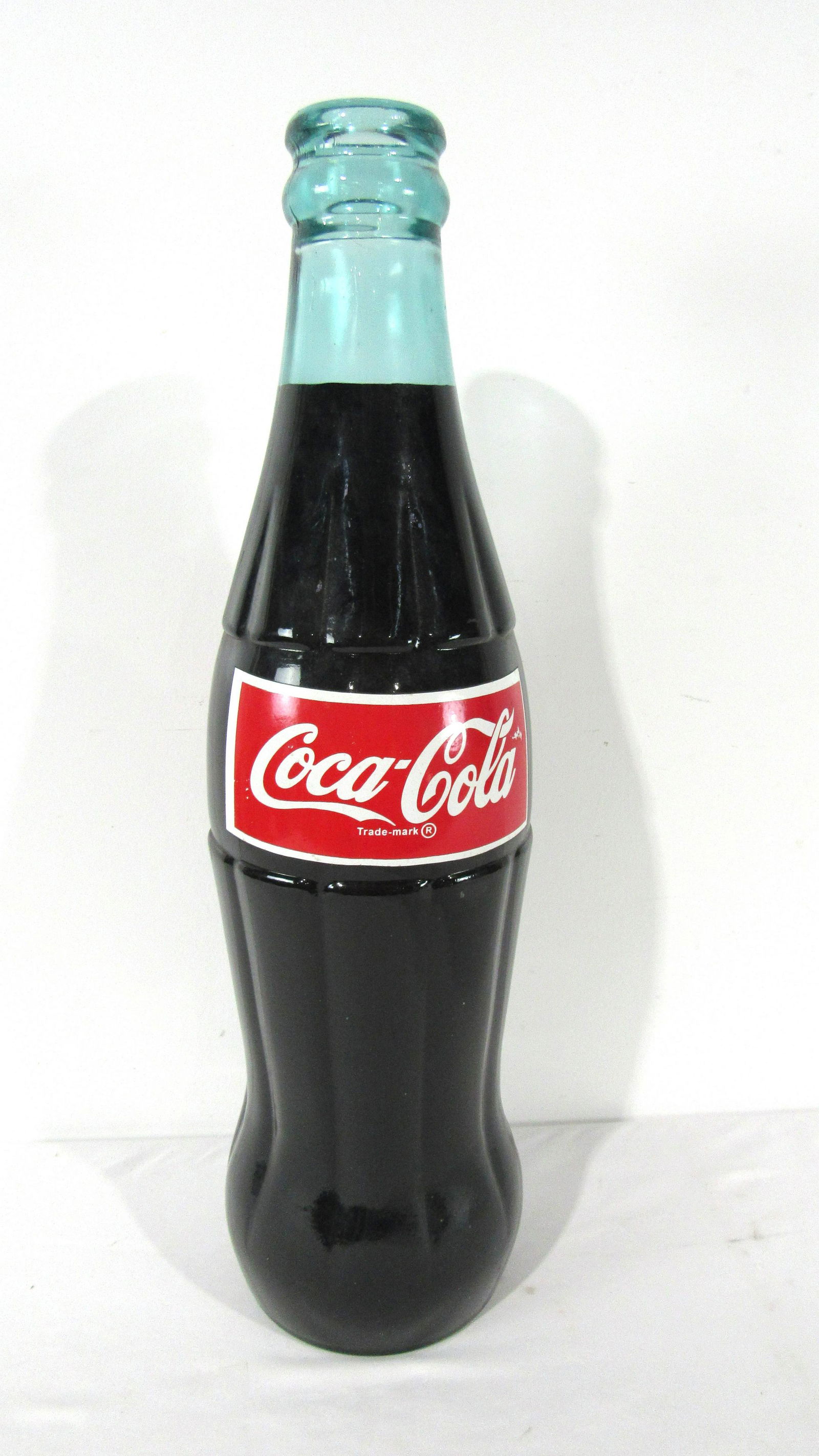 2 FT. Glass Coca Cola Bottle Advertising Display (1 of 1)