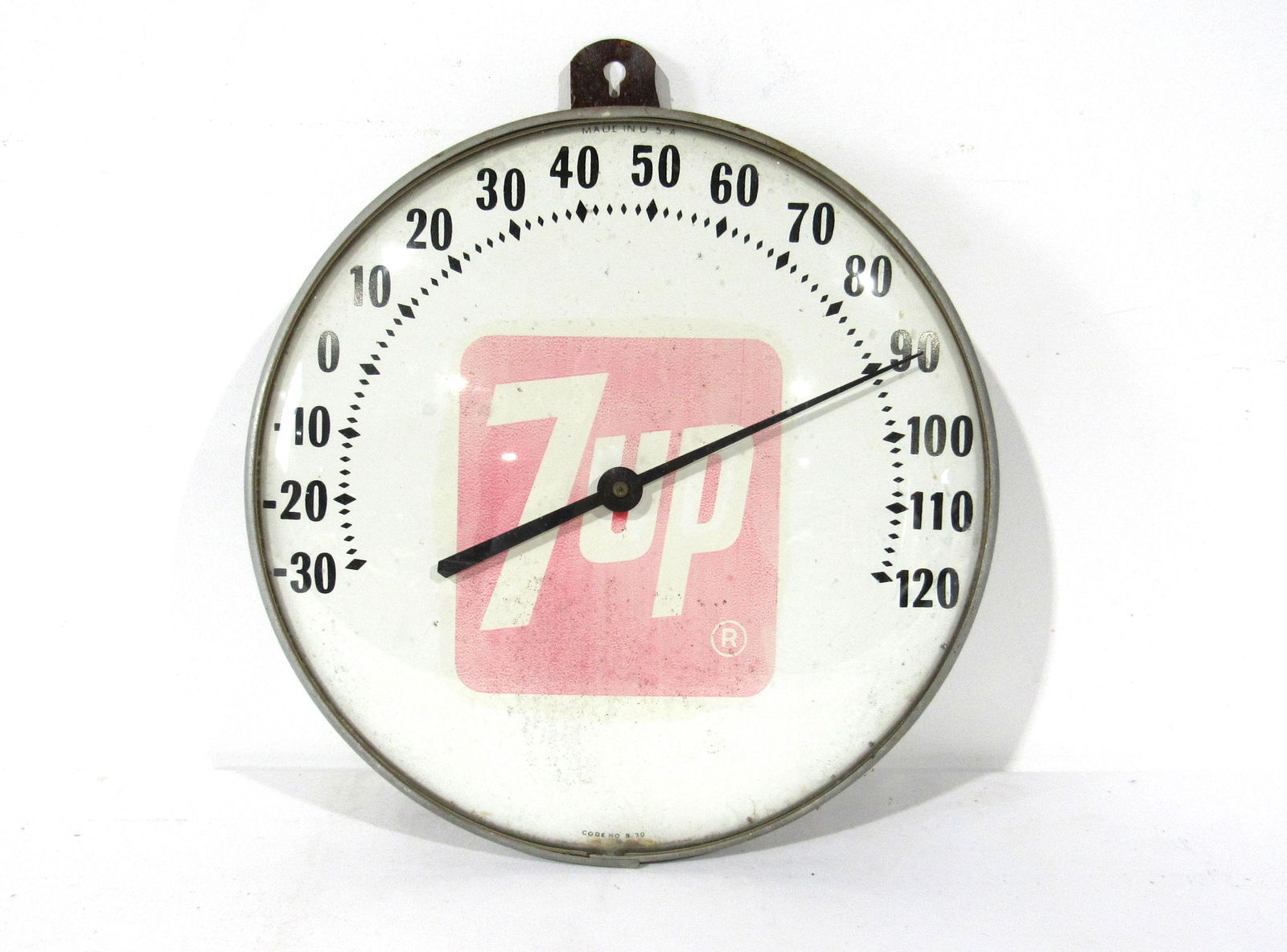 1970s 7-UP Advertising Thermometer (1 of 4)