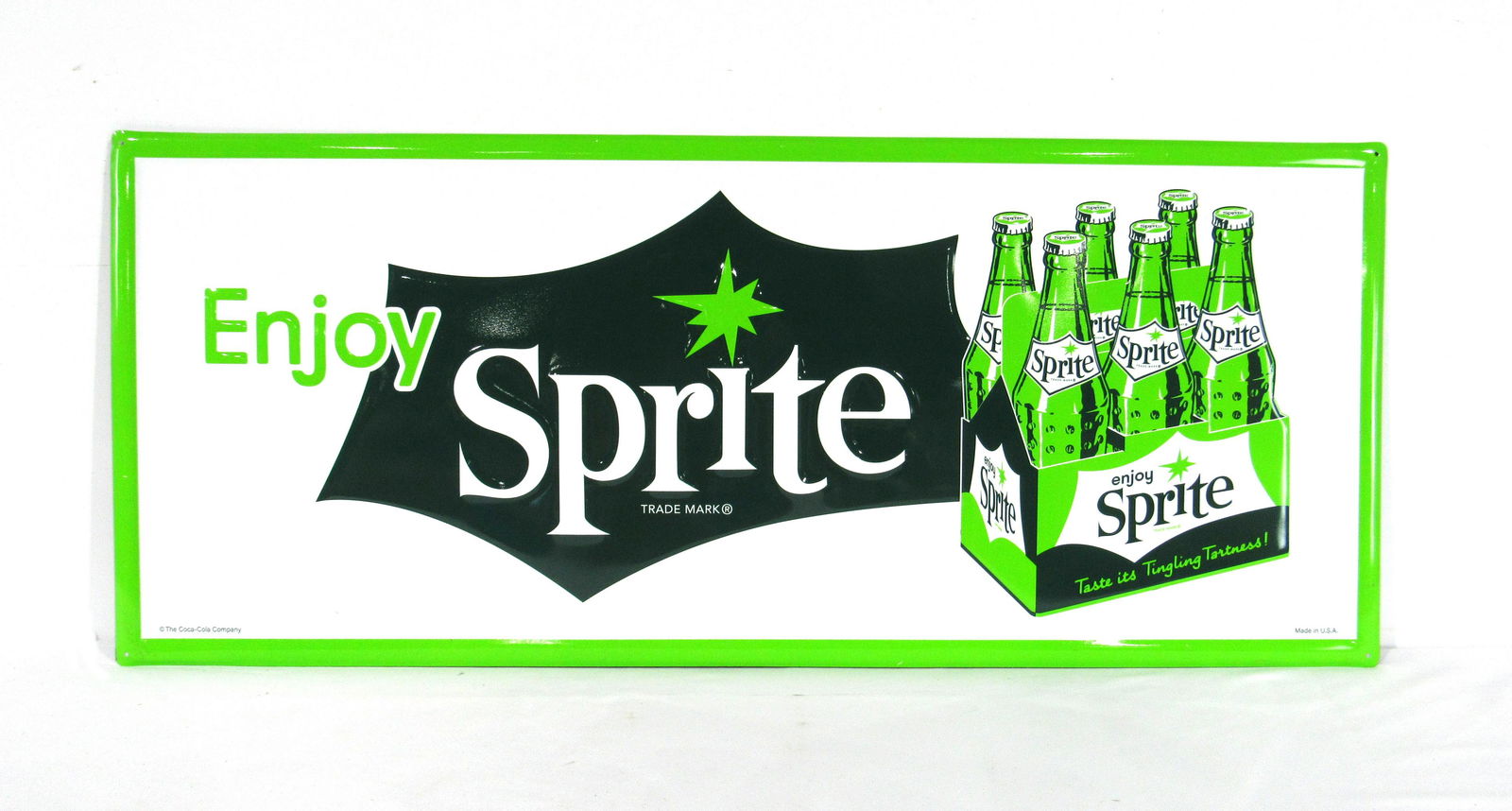 Enjoy Sprite Metal Advertising Sign (1 of 2)