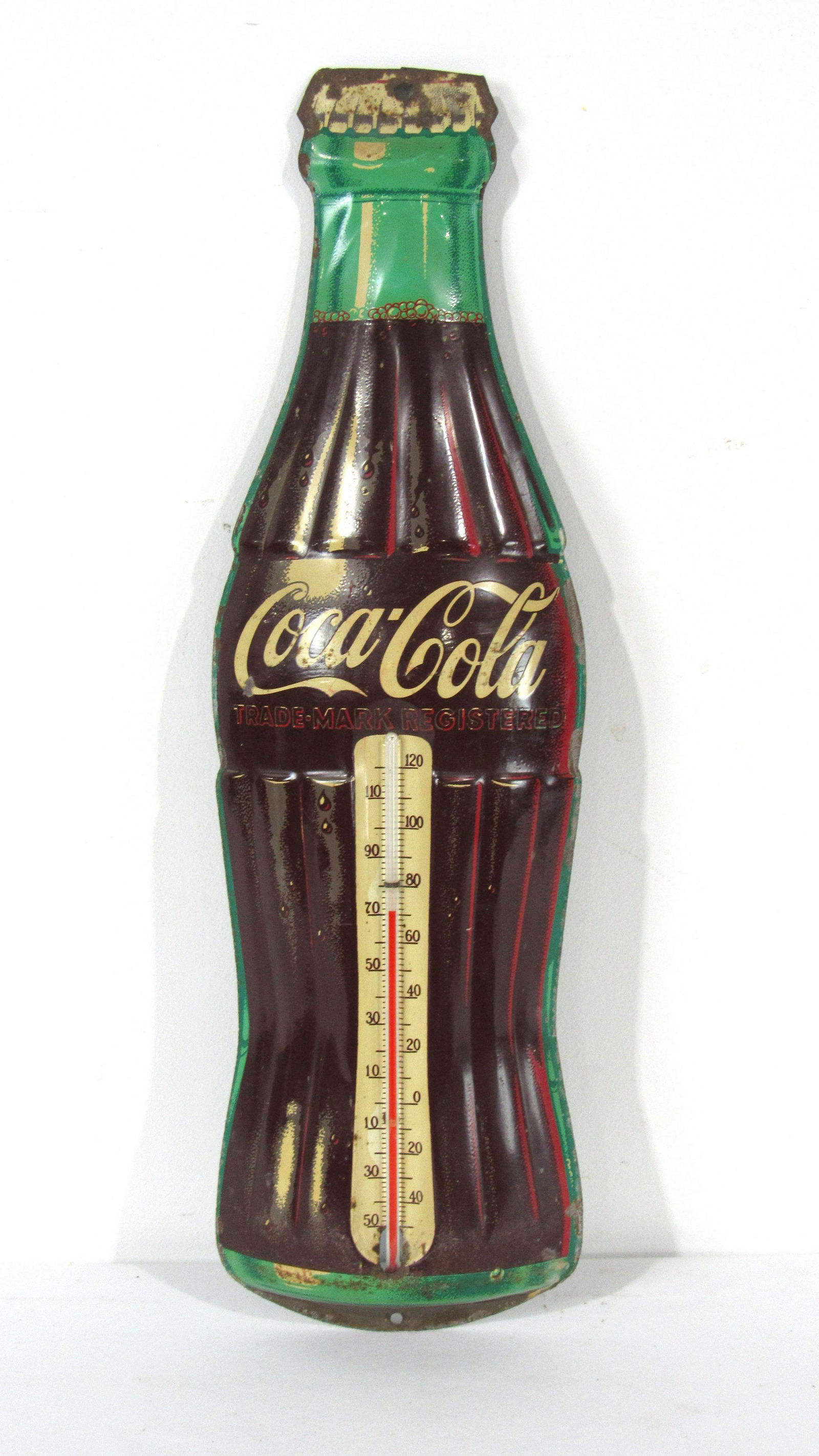 Coca Cola Bottle Advertising Thermometer (1 of 3)