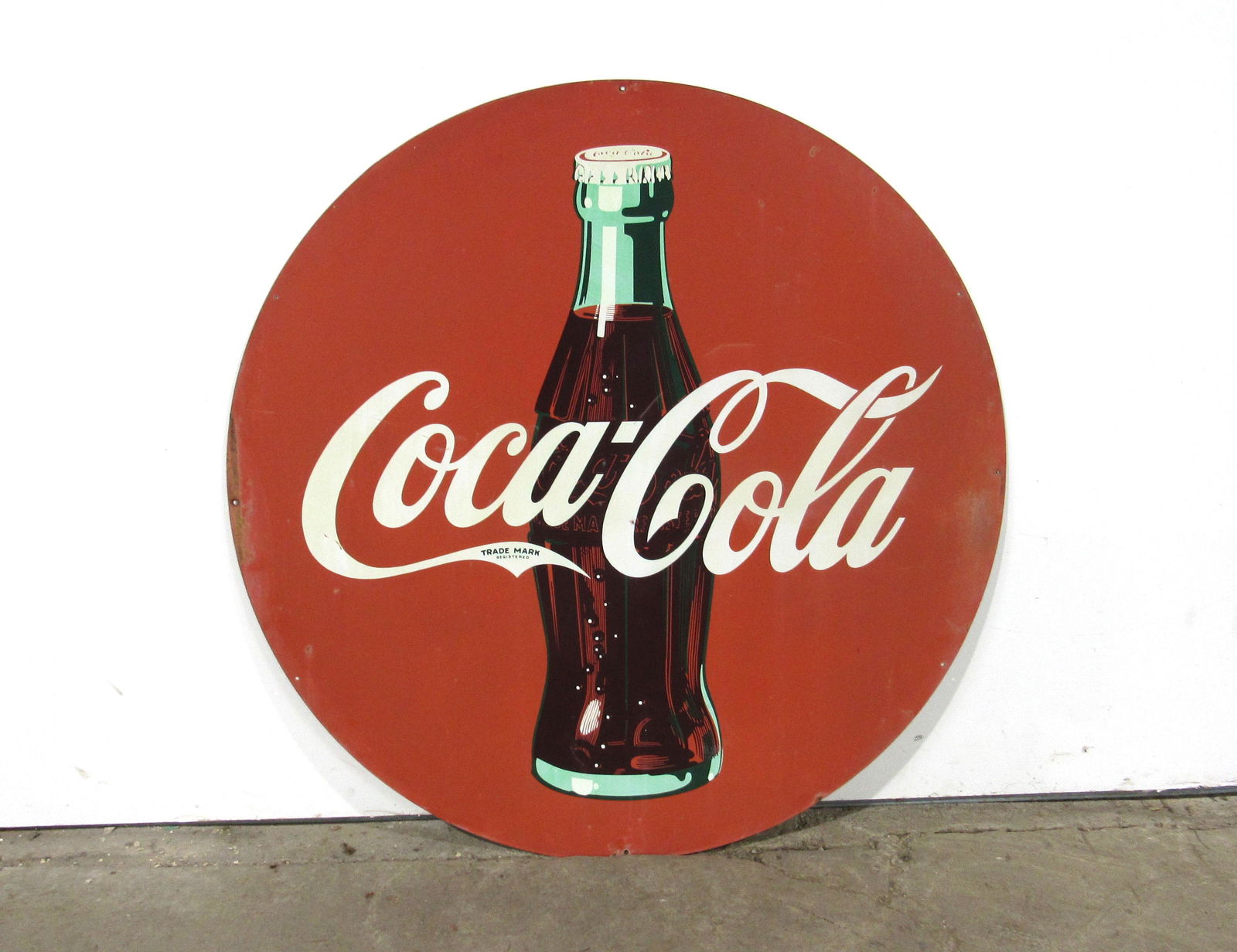 45" Coca Cola Metal Advertising Sign (1 of 2)