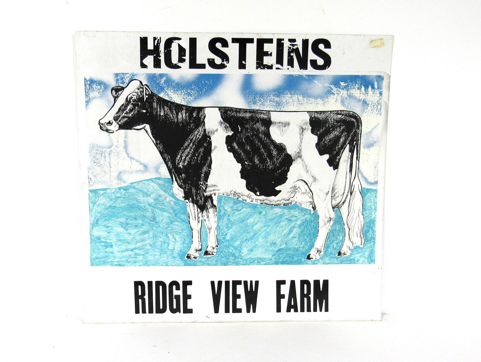 Holsteins Ridge View Farm Cow Double Sided Sign (1 of 2)