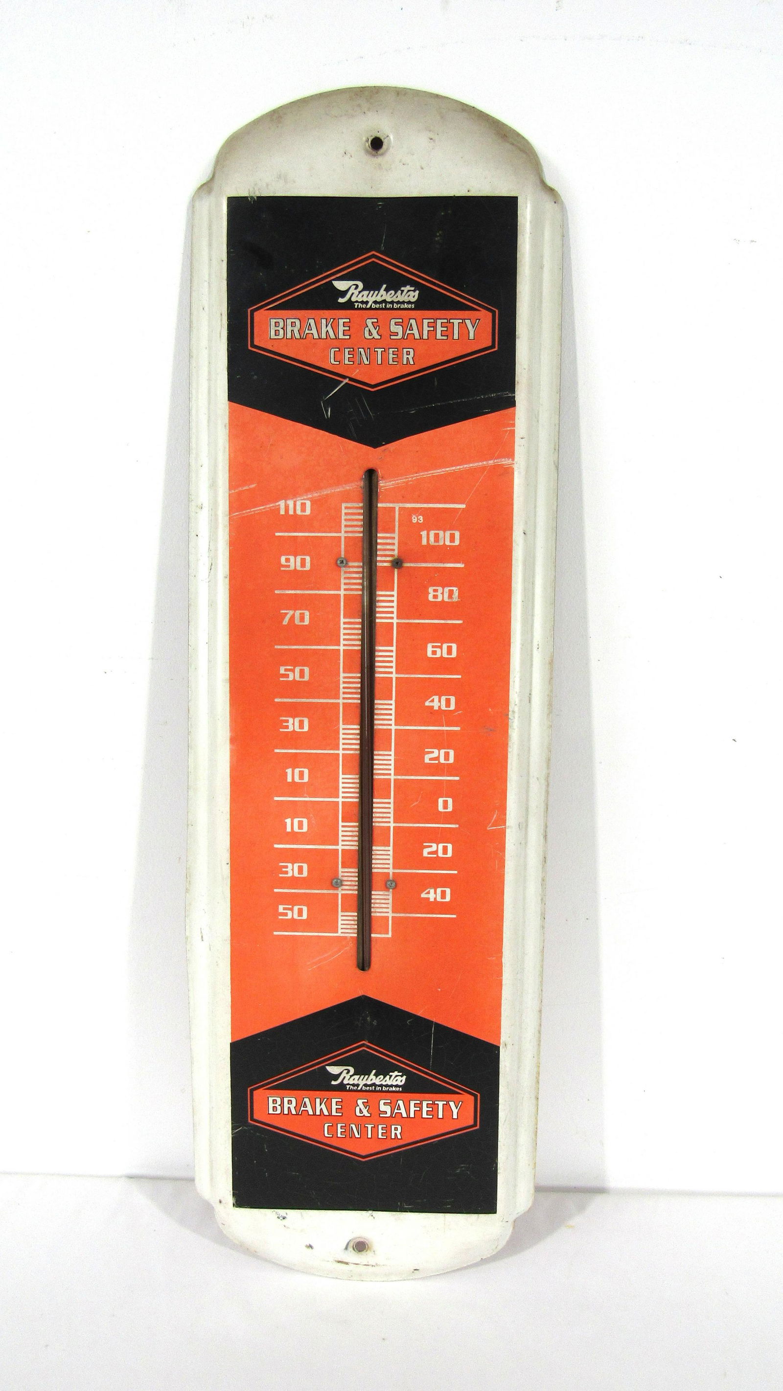 Raybestos Brake & Safety Center Advertising Thermometer (1 of 2)