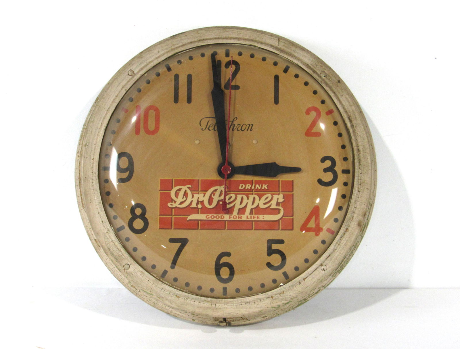 Dr. Pepper Glass Face Clock (1 of 4)