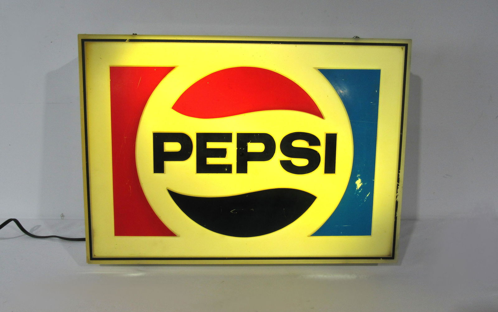 Pepsi Soda Light Up Advertising Sign (1 of 3)