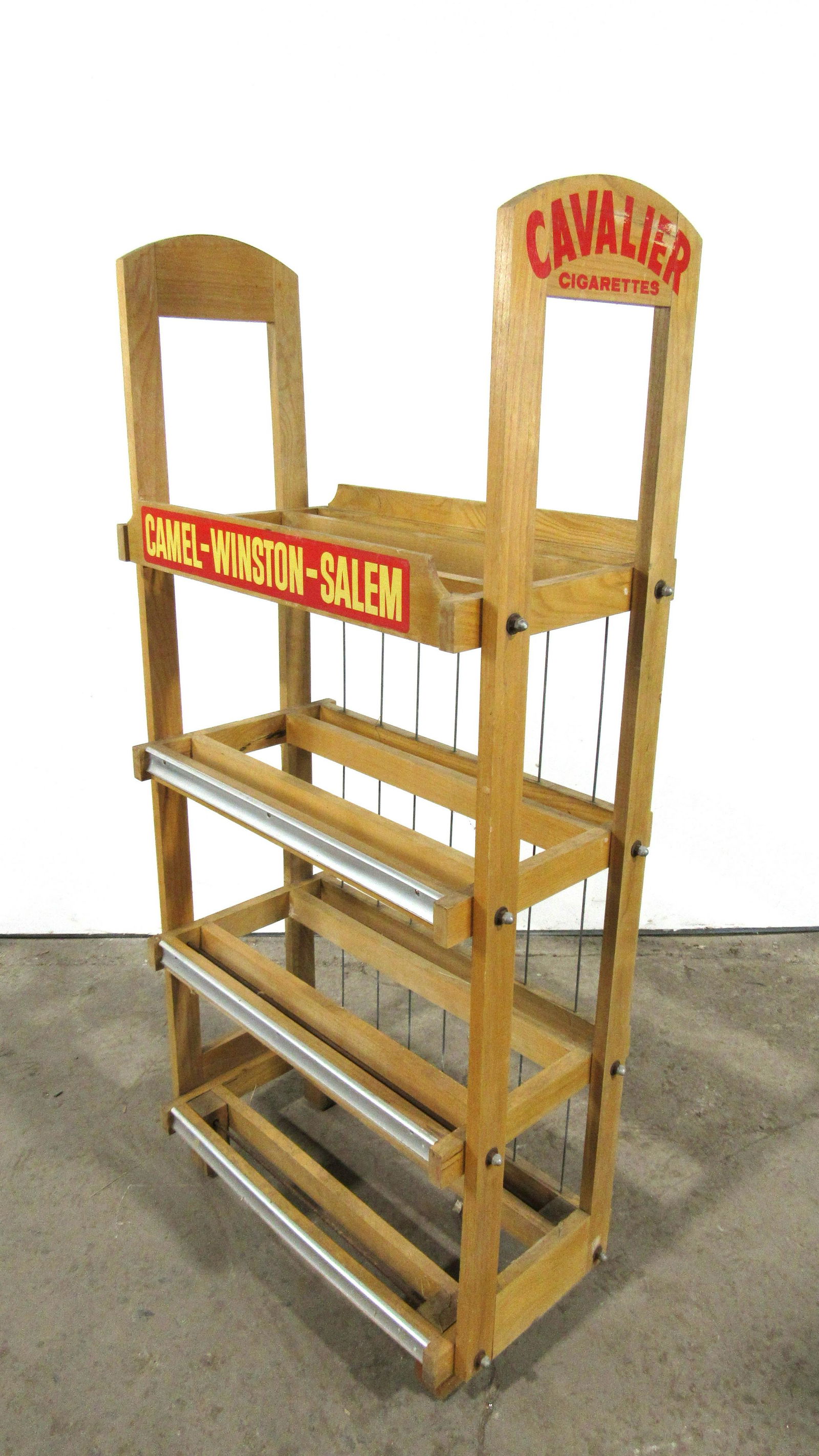 Cavalier Cigarettes Wooden Display Rack (1 of 2)