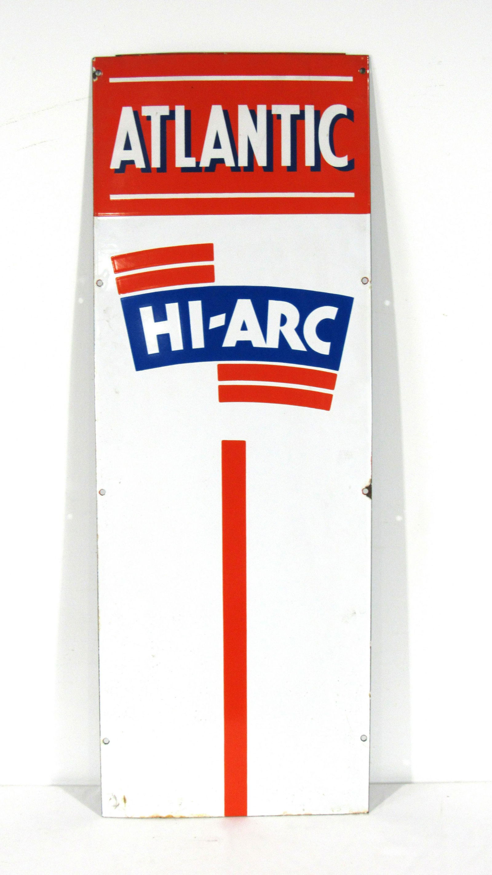 Atlantic Gas Porcelain Pump Sign (1 of 2)