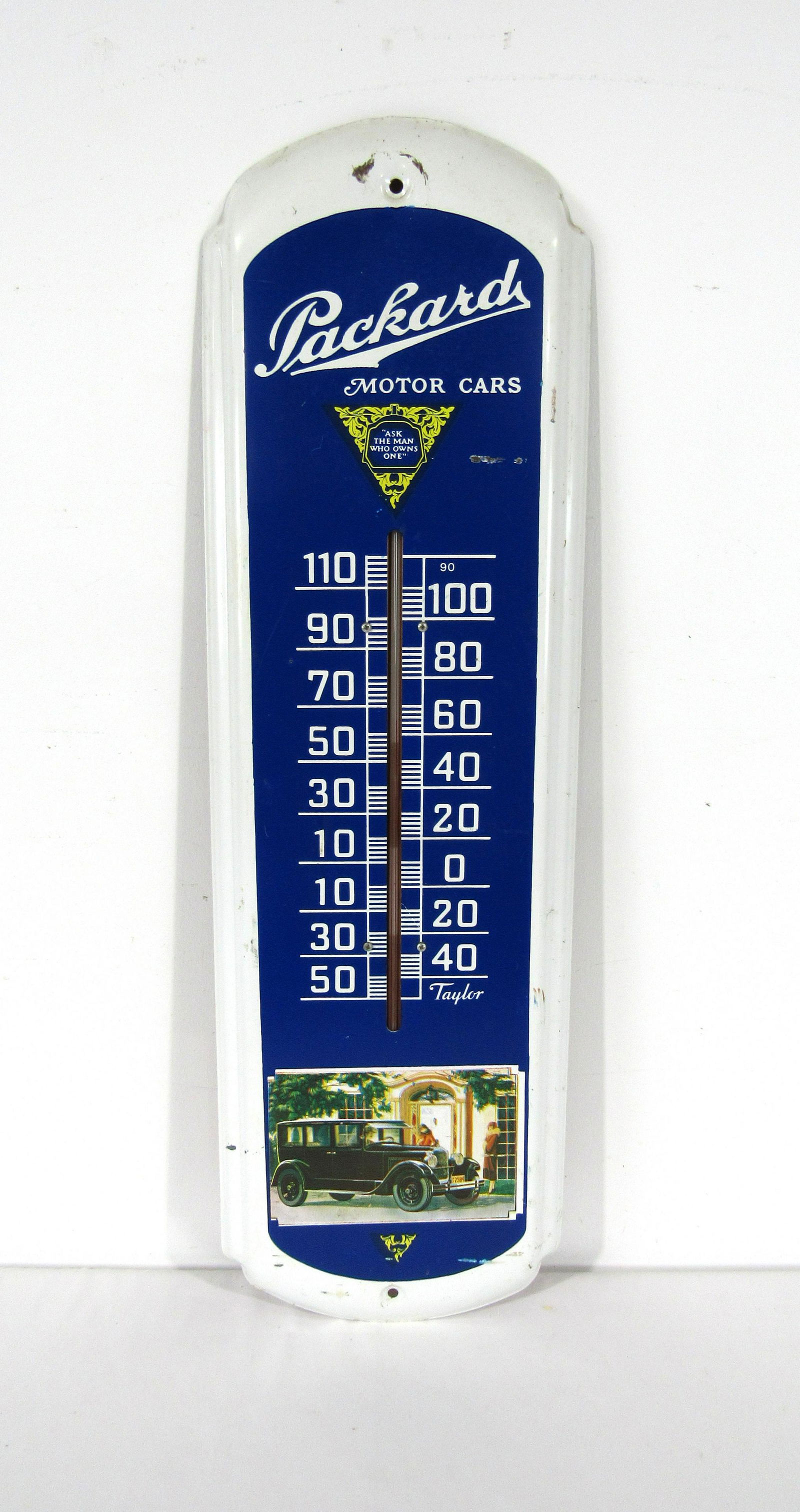 Packard Motor Cars Advertising Thermometer (1 of 2)