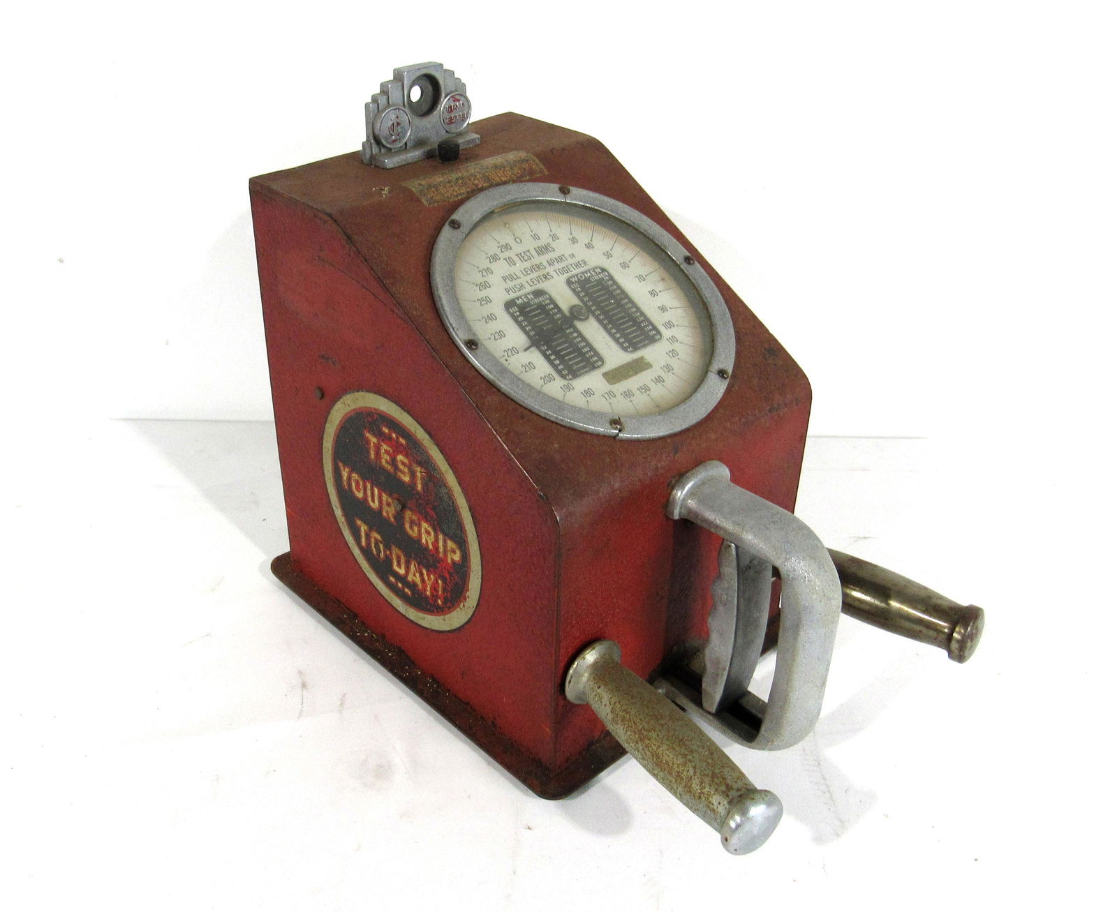1 Cent Coin Operated Grip Tester (1 of 5)