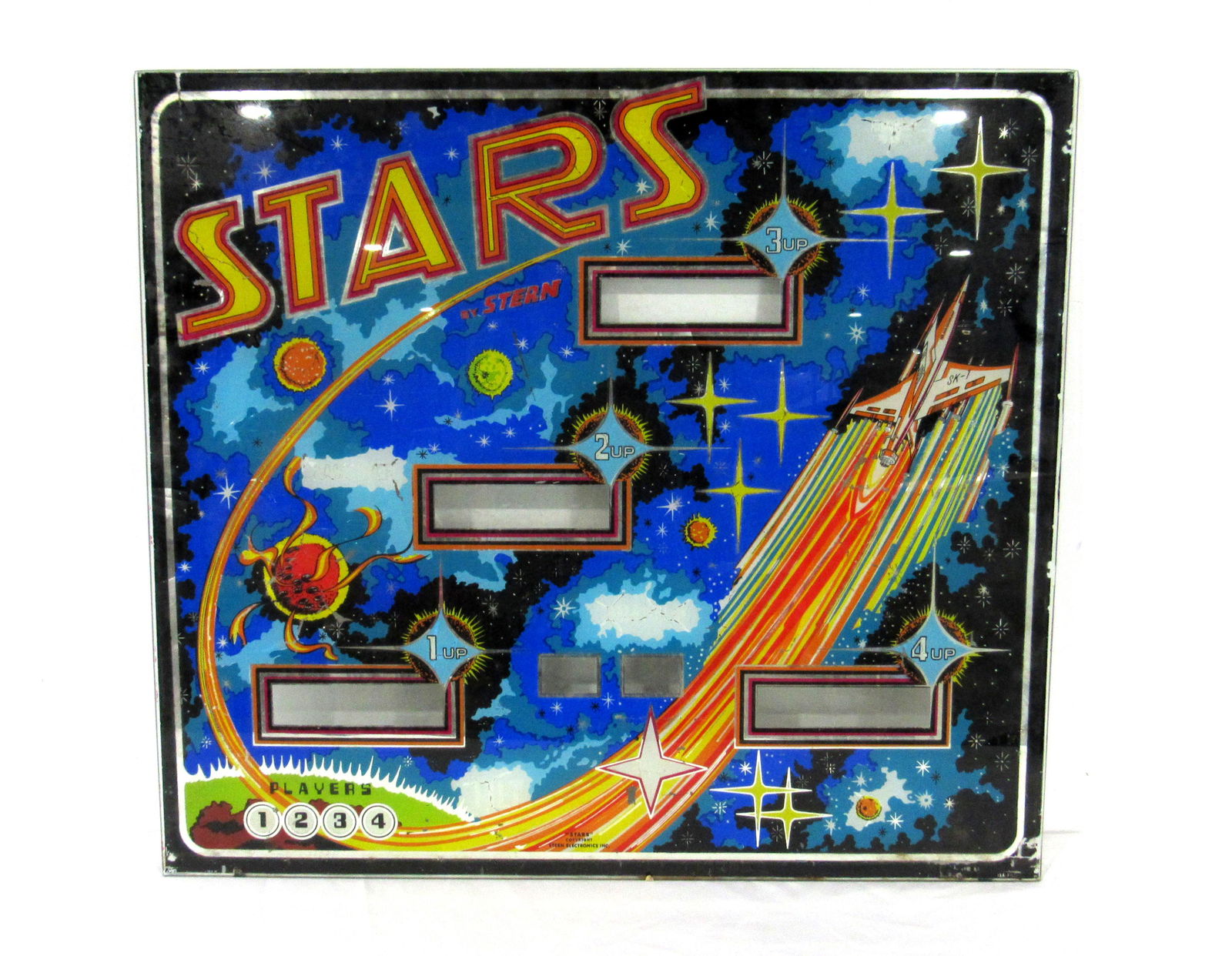 Stern Stars Pinball Backglass (1 of 2)