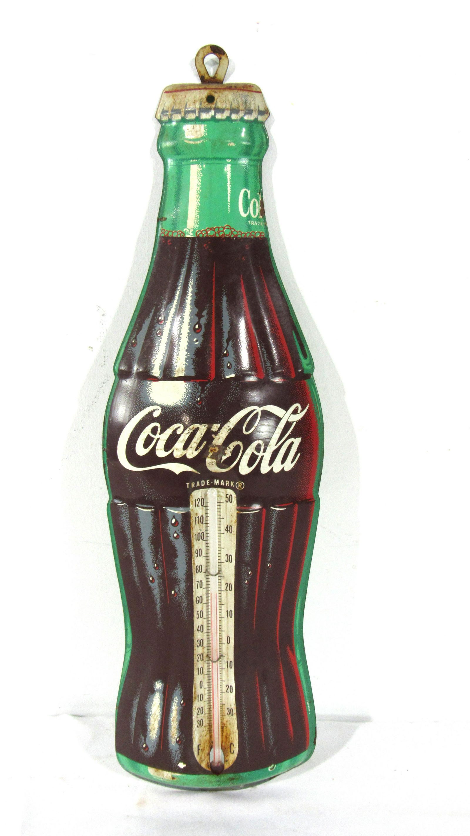 17" Coca Cola Bottle Thermometer (1 of 3)