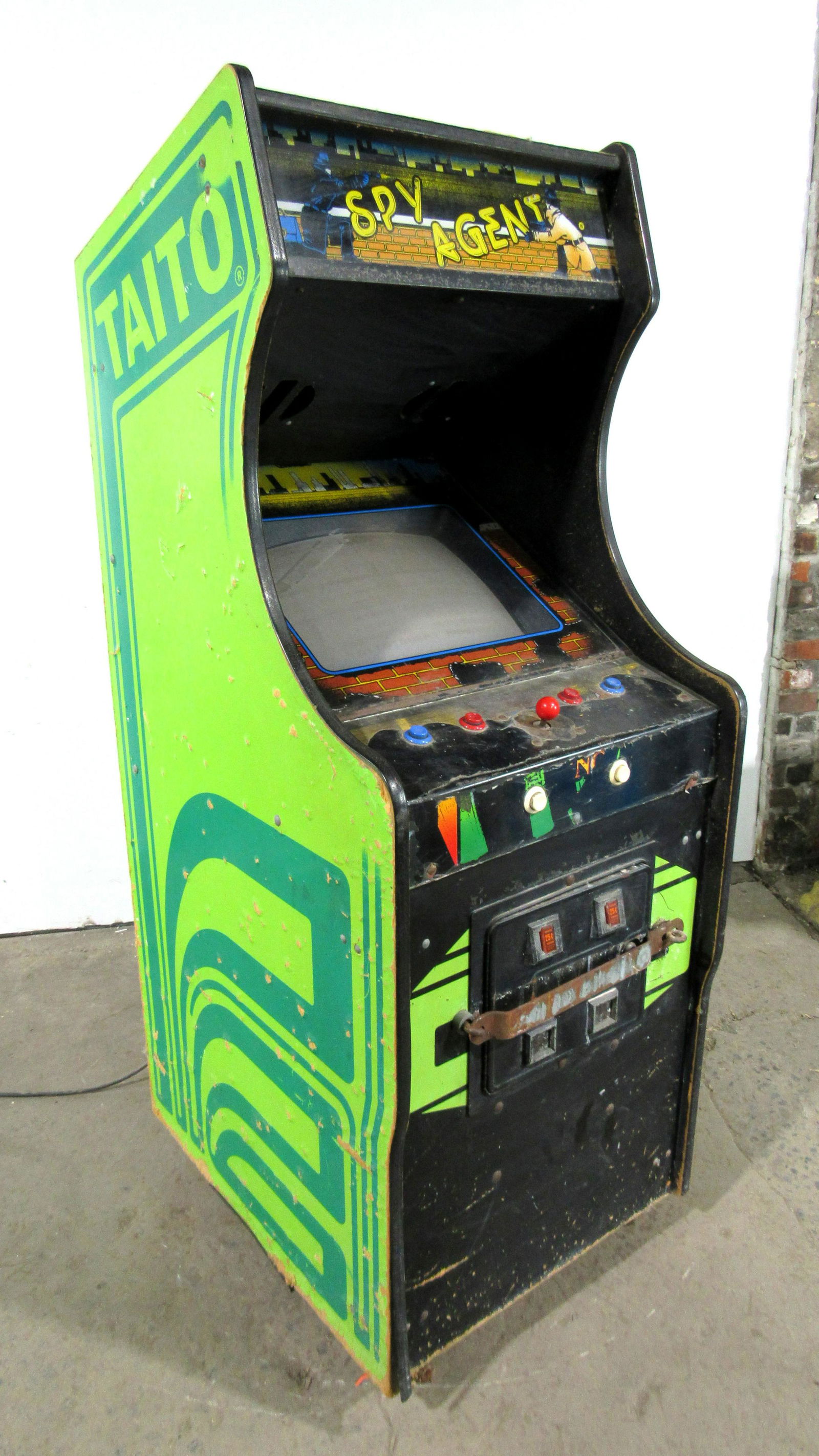 Taito Spy Agent Arcade Game in Jungle King Cabinet (1 of 5)