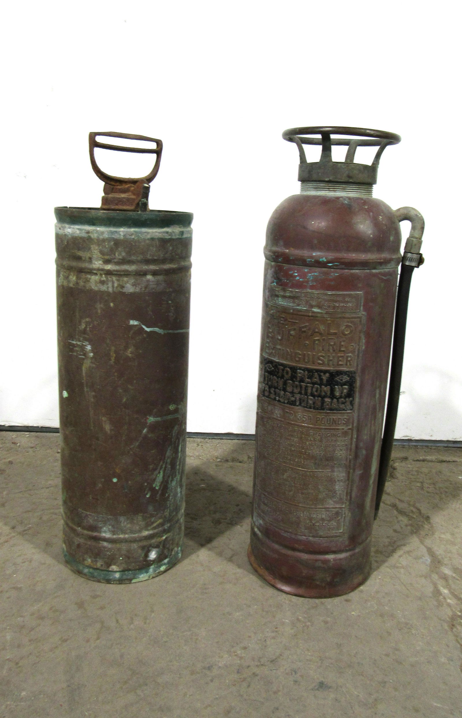 Pair of Vintage Fire Extinguishers (1 of 3)