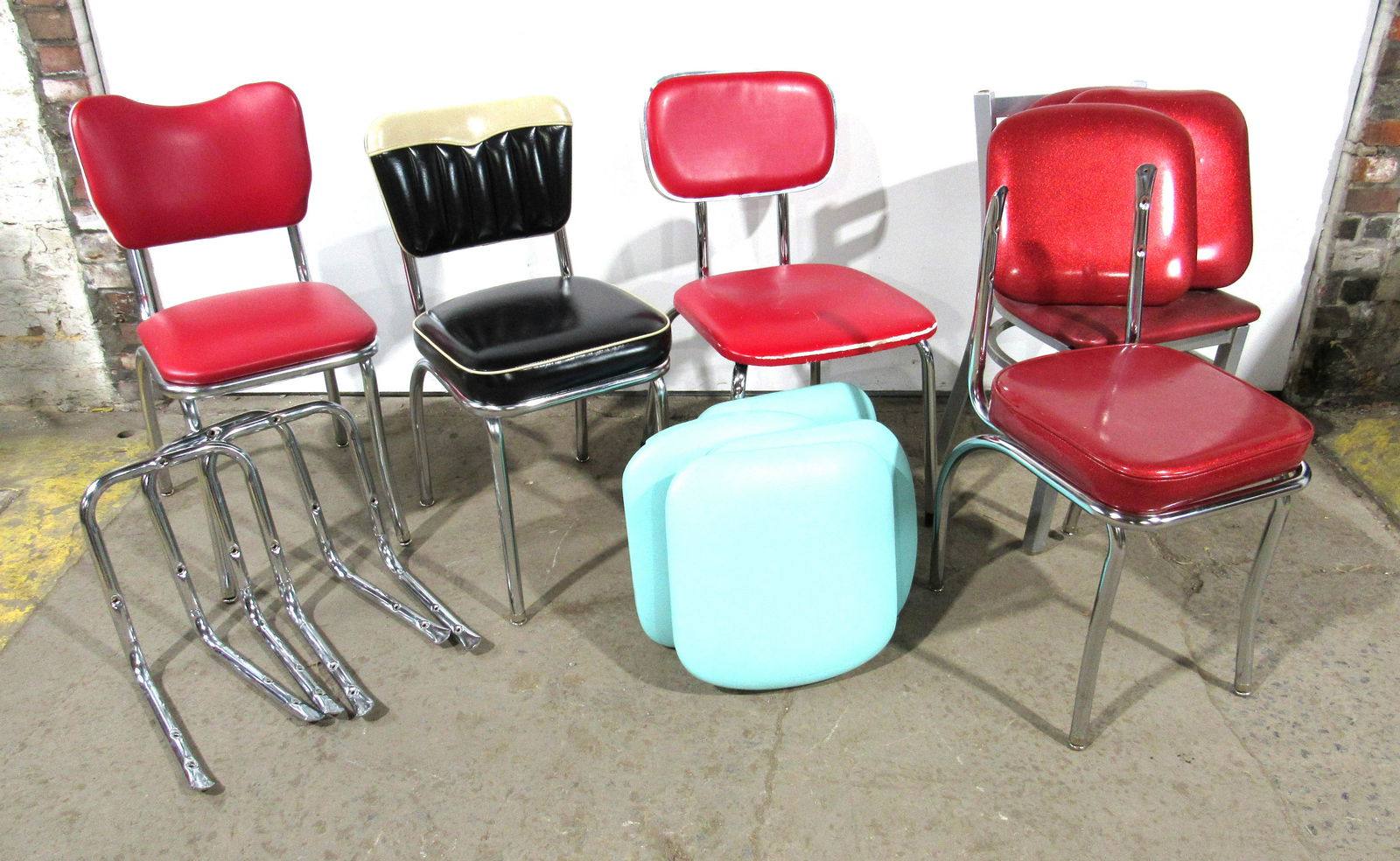 1950s Style Diner Chairs and Parts (1 of 1)