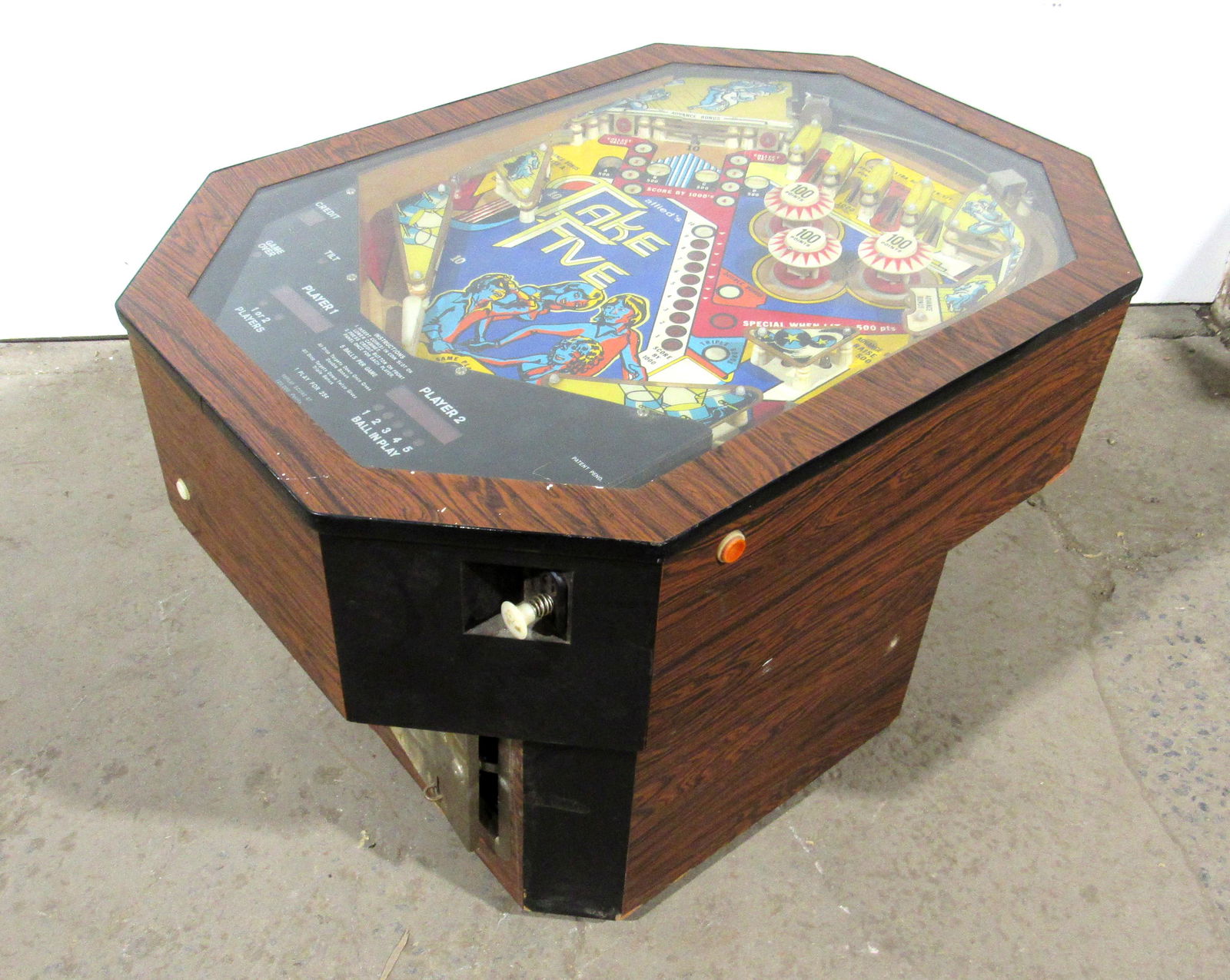 Allied Take 5  Cocktail Pinball (1 of 4)