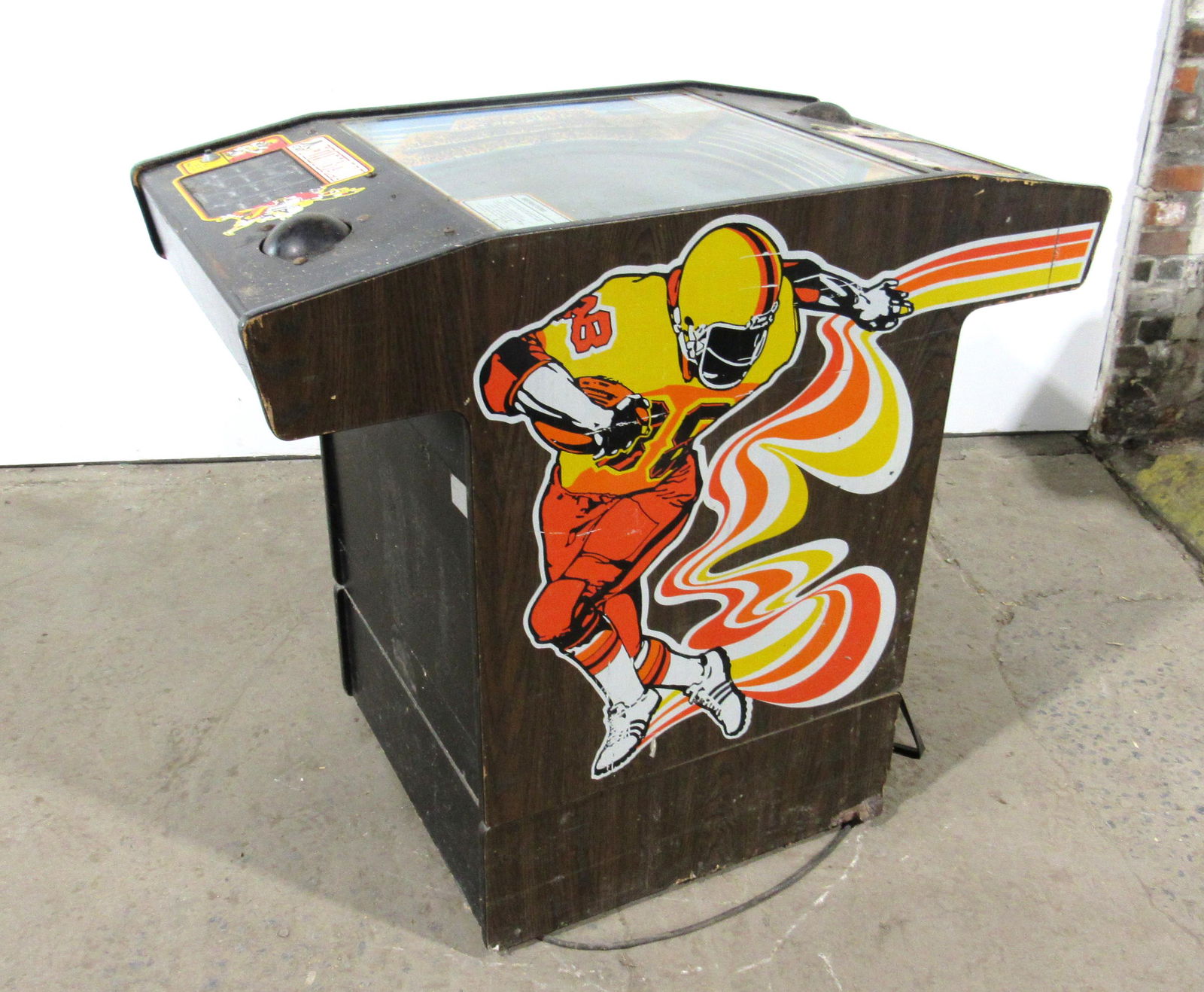 Atari Football Cocktail Arcade Game, Lot 2 (1 of 3)