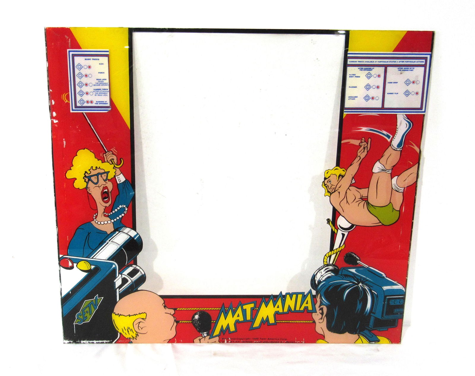 Taito Mat Mania Arcade Game Bezel (1 of 1)